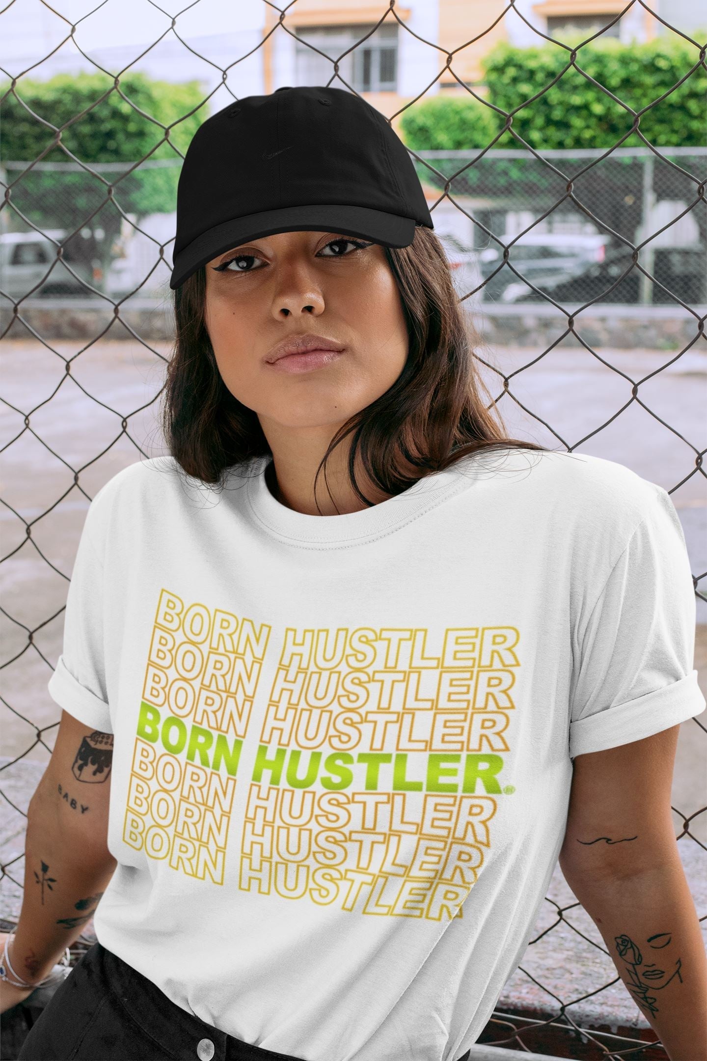 Jordan 1 Volt Gold Shirt To Match Jordans Born Hustler Sneaker Tees Jordan 1 Volt Gold Drip Gear Zone Sneaker Matching Clothing Unisex Shirts