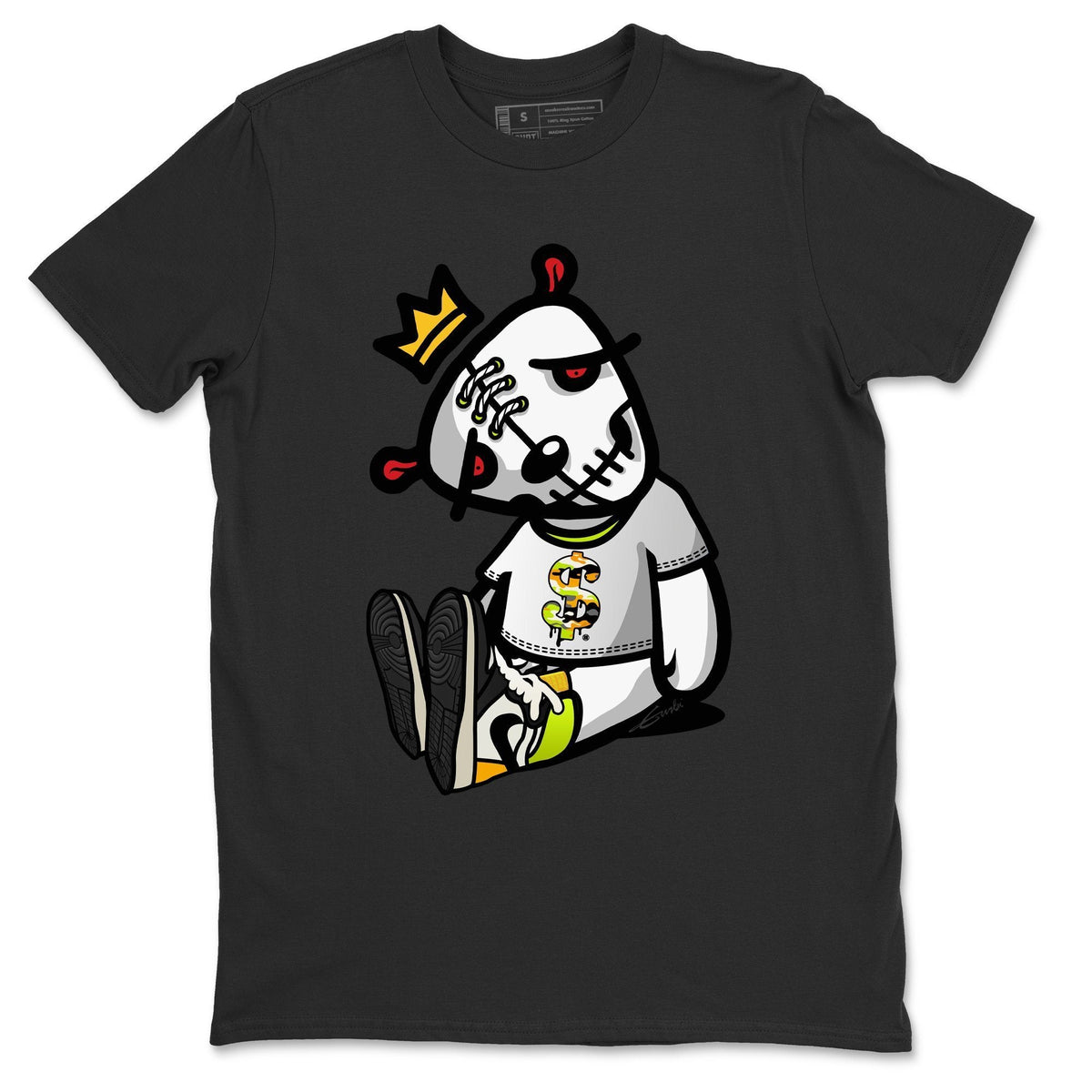Jordan 1 Volt Gold Shirt To Match Jordans Dead Dolls Sneaker Tees Jordan 1 Volt Gold Drip Gear Zone Sneaker Matching Clothing Unisex Shirts