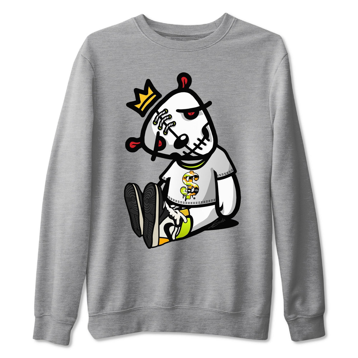 Jordan 1 Volt Gold Shirt To Match Jordans Dead Dolls Sneaker Tees Jordan 1 Volt Gold Drip Gear Zone Sneaker Matching Clothing Unisex Shirts