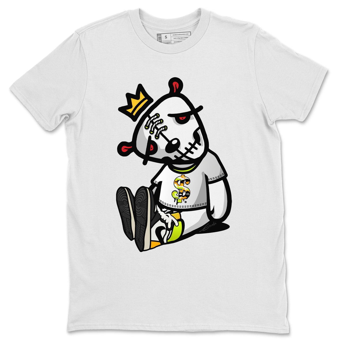 Jordan 1 Volt Gold Shirt To Match Jordans Dead Dolls Sneaker Tees Jordan 1 Volt Gold Drip Gear Zone Sneaker Matching Clothing Unisex Shirts
