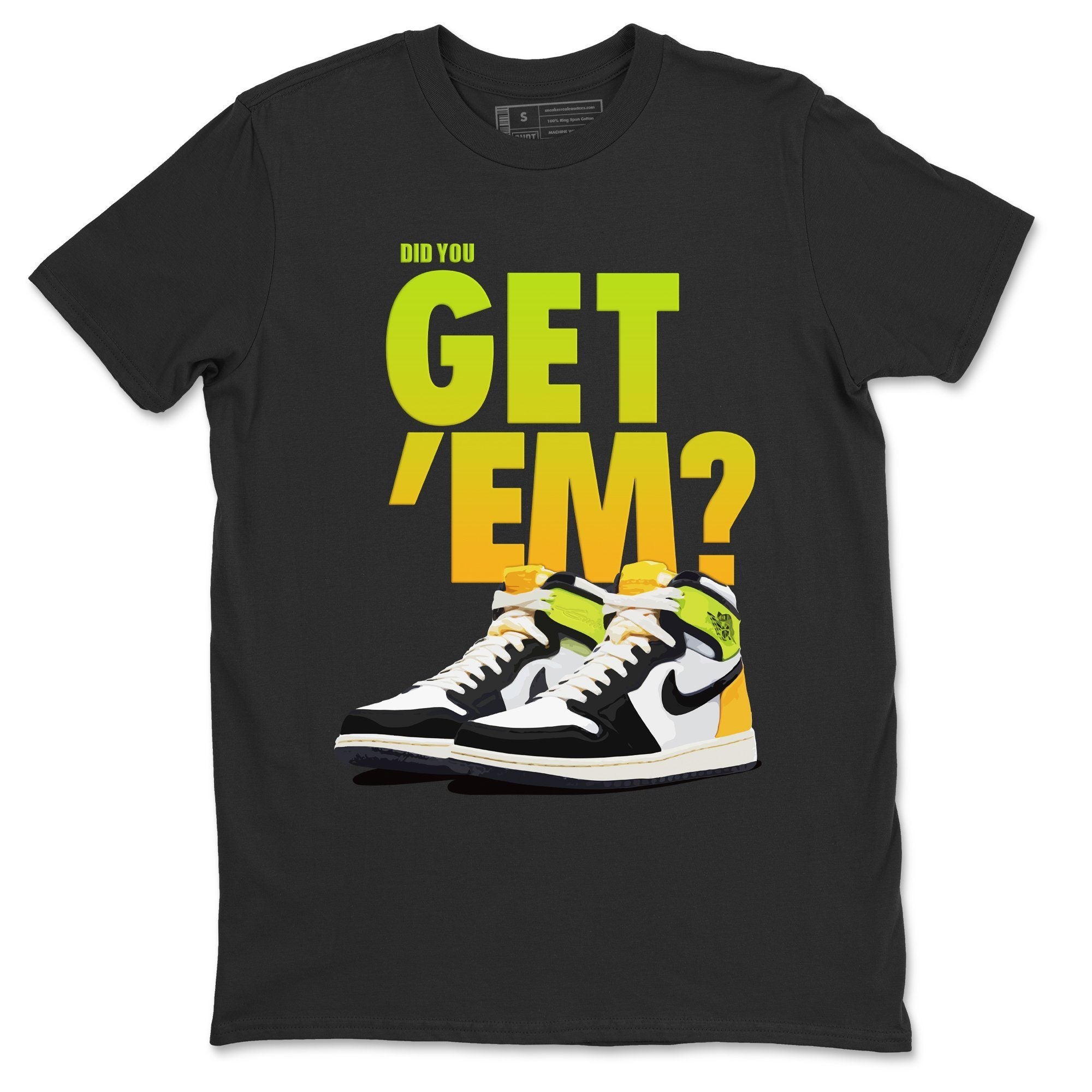 Jordan 1 Volt Gold Shirt To Match Jordans Did You Get Em Drip Gear Zone Sneaker Tees Jordan 1 Volt Gold Drip Gear Zone Drip Gear Zone Sneaker Matching Clothing Unisex Shirts