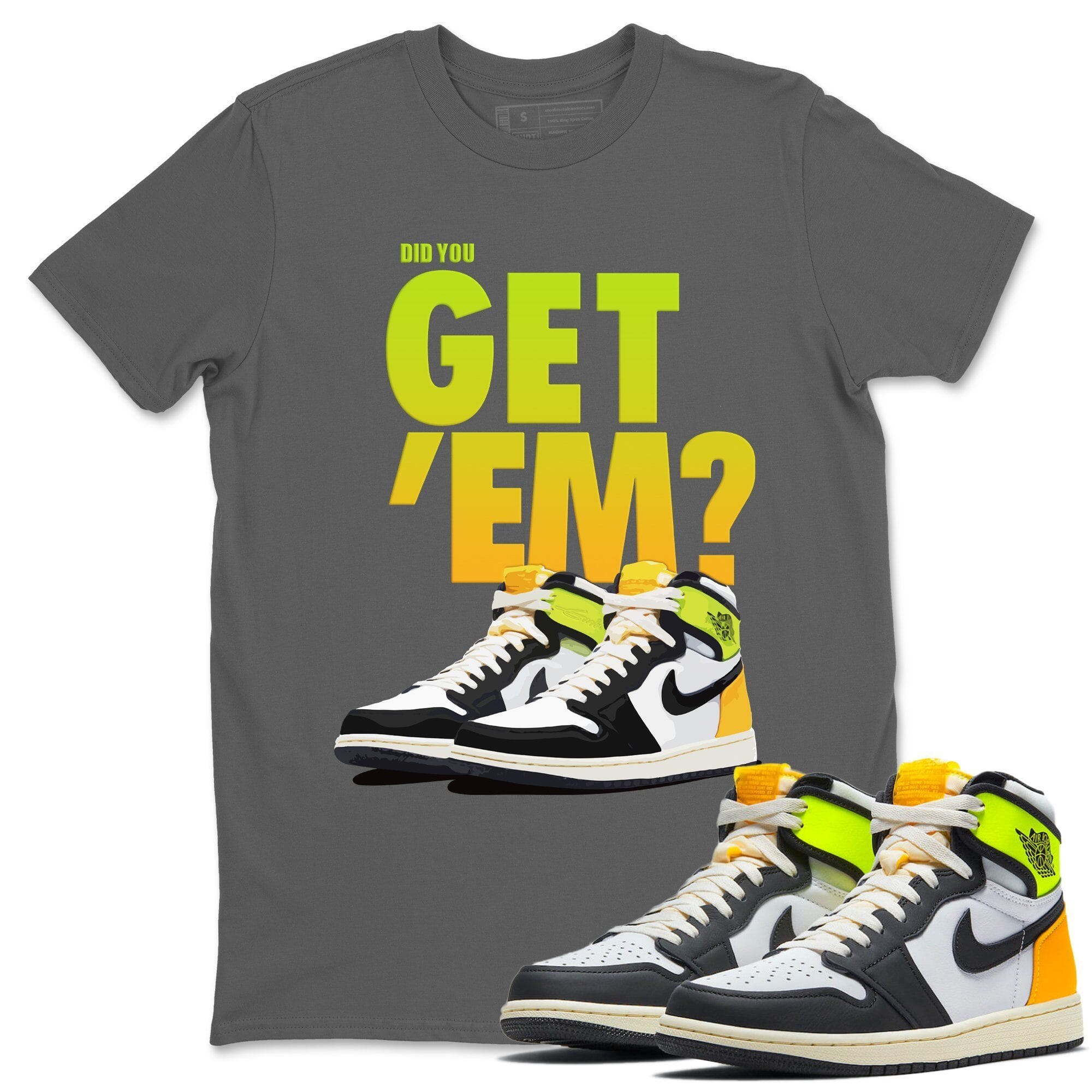 Jordan 1 Volt Gold Shirt To Match Jordans Did You Get Em Drip Gear Zone Sneaker Tees Jordan 1 Volt Gold Drip Gear Zone Drip Gear Zone Sneaker Matching Clothing Unisex Shirts