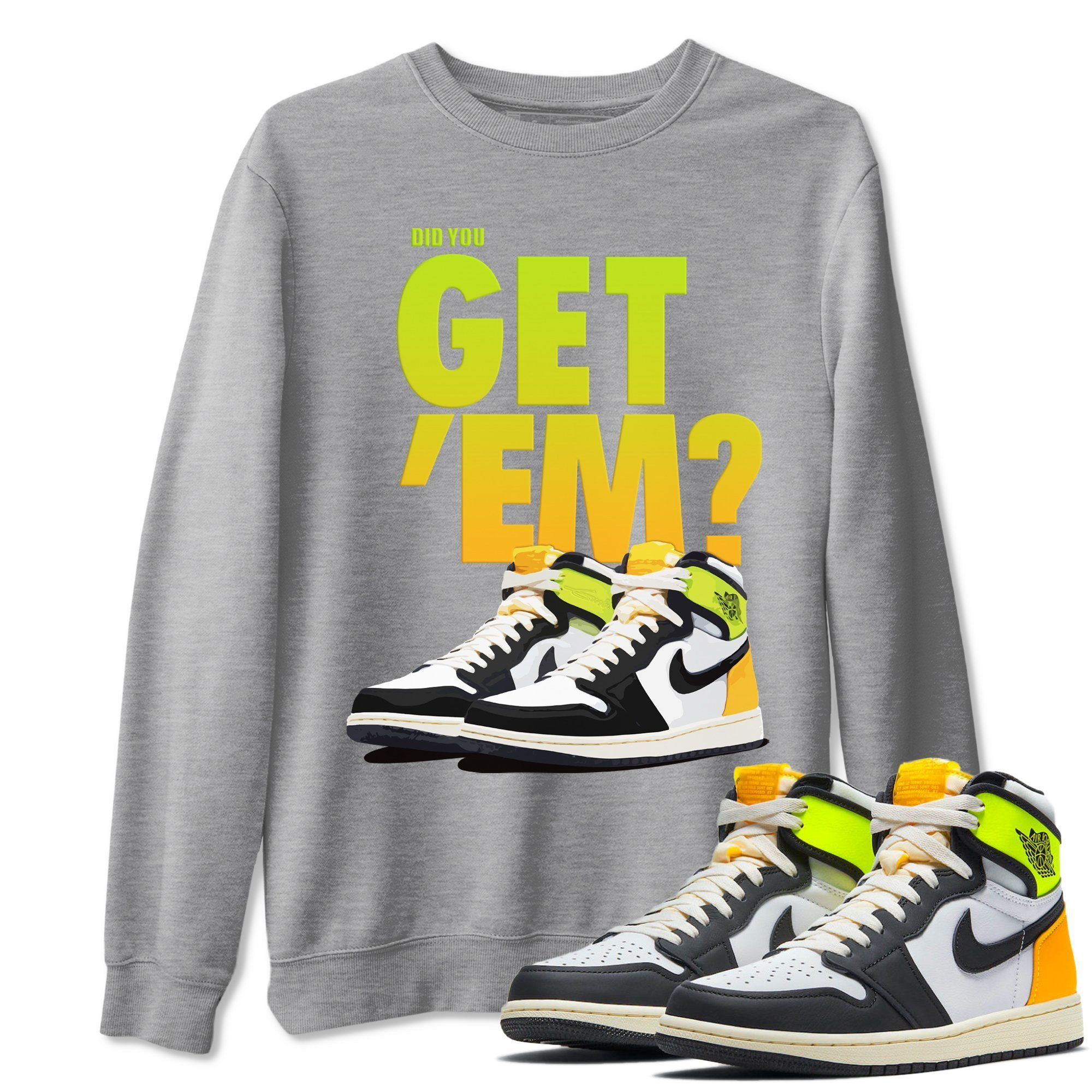 Jordan 1 Volt Gold Shirt To Match Jordans Did You Get Em Drip Gear Zone Sneaker Tees Jordan 1 Volt Gold Drip Gear Zone Drip Gear Zone Sneaker Matching Clothing Unisex Shirts