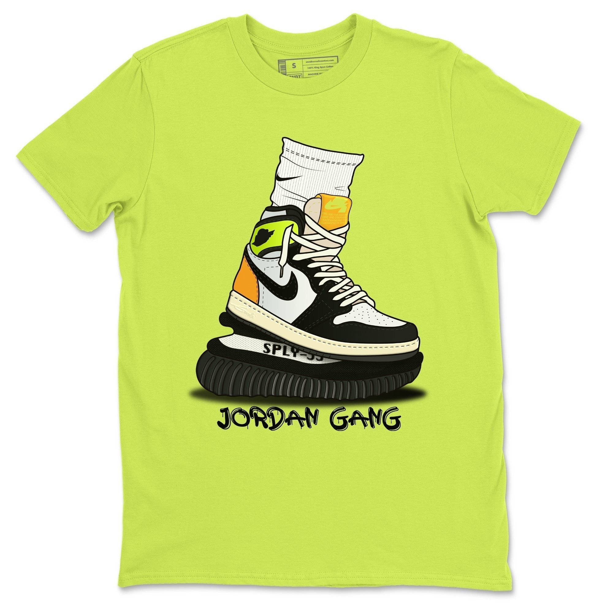 Jordan 1 Volt Gold Shirt To Match Jordans Jordan Gang Sneaker Tees Jordan 1 Volt Gold Drip Gear Zone Sneaker Matching Clothing Unisex Shirts