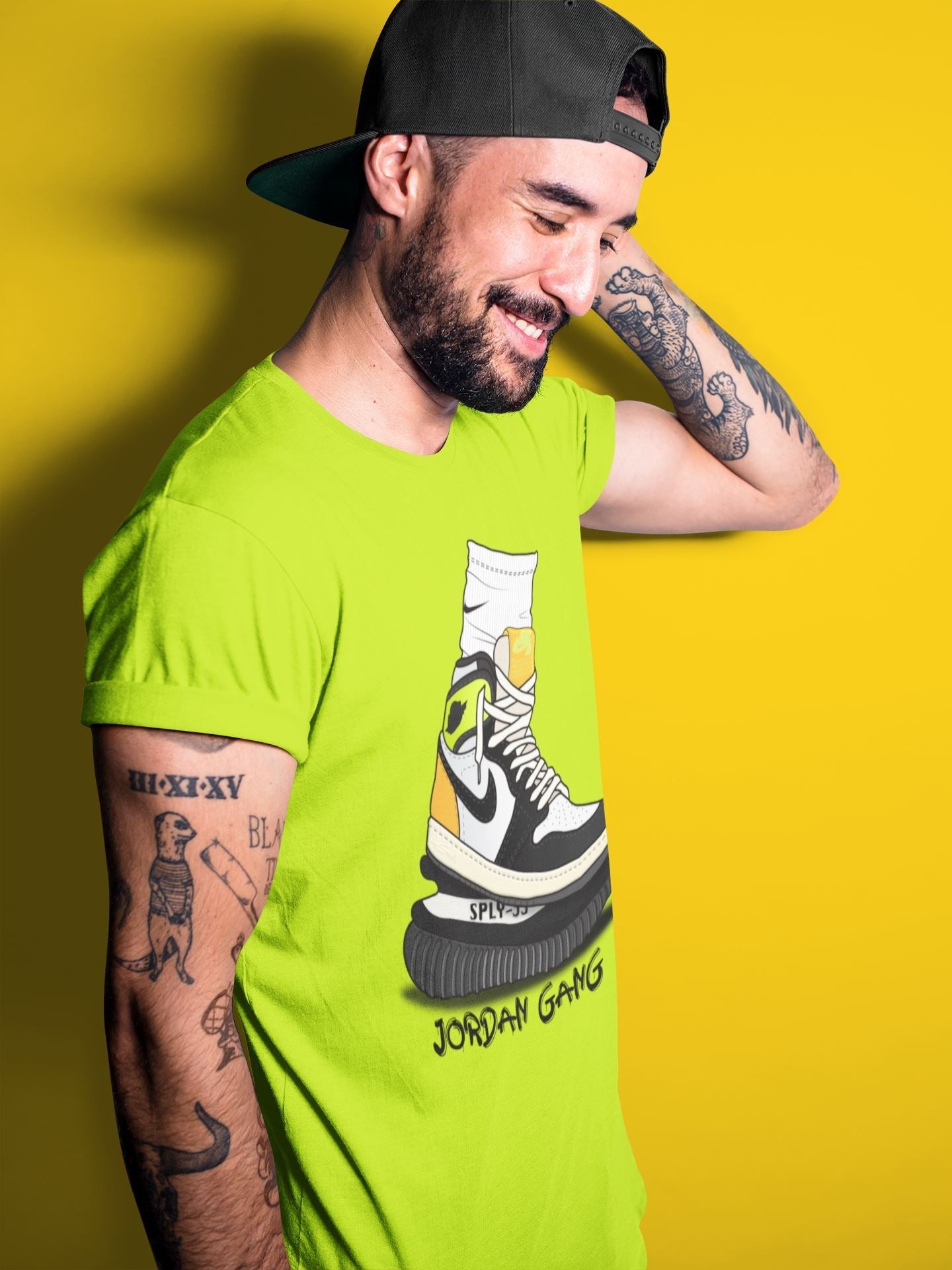 Jordan 1 Volt Gold Shirt To Match Jordans Jordan Gang Sneaker Tees Jordan 1 Volt Gold Drip Gear Zone Sneaker Matching Clothing Unisex Shirts