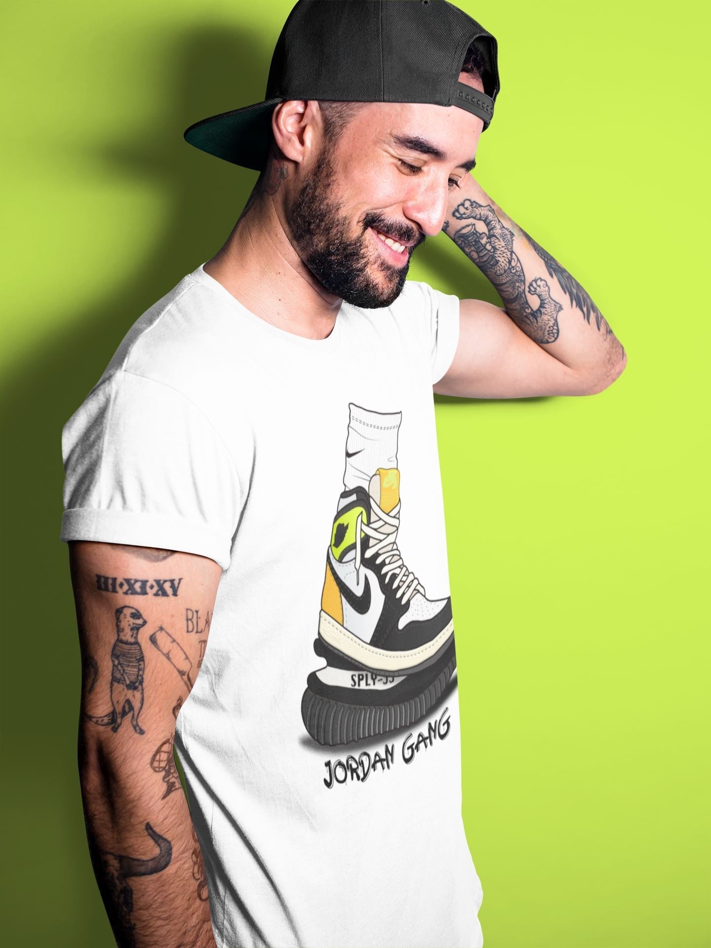 Jordan 1 Volt Gold Shirt To Match Jordans Jordan Gang Sneaker Tees Jordan 1 Volt Gold Drip Gear Zone Sneaker Matching Clothing Unisex Shirts