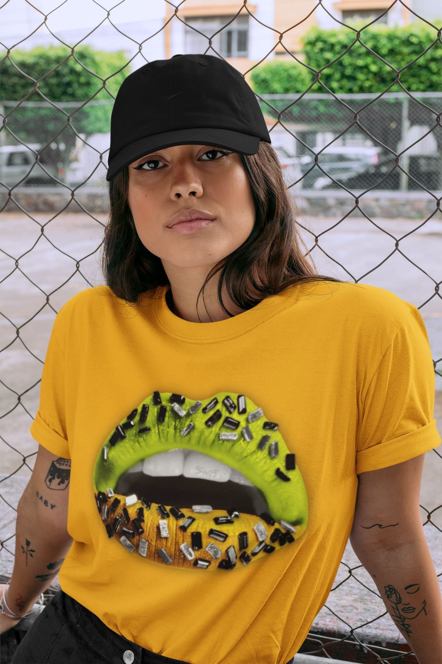 Jordan 1 Volt Gold Shirt To Match Jordans Lips Jewel Sneaker Tees Jordan 1 Volt Gold Drip Gear Zone Sneaker Matching Clothing Unisex Shirts