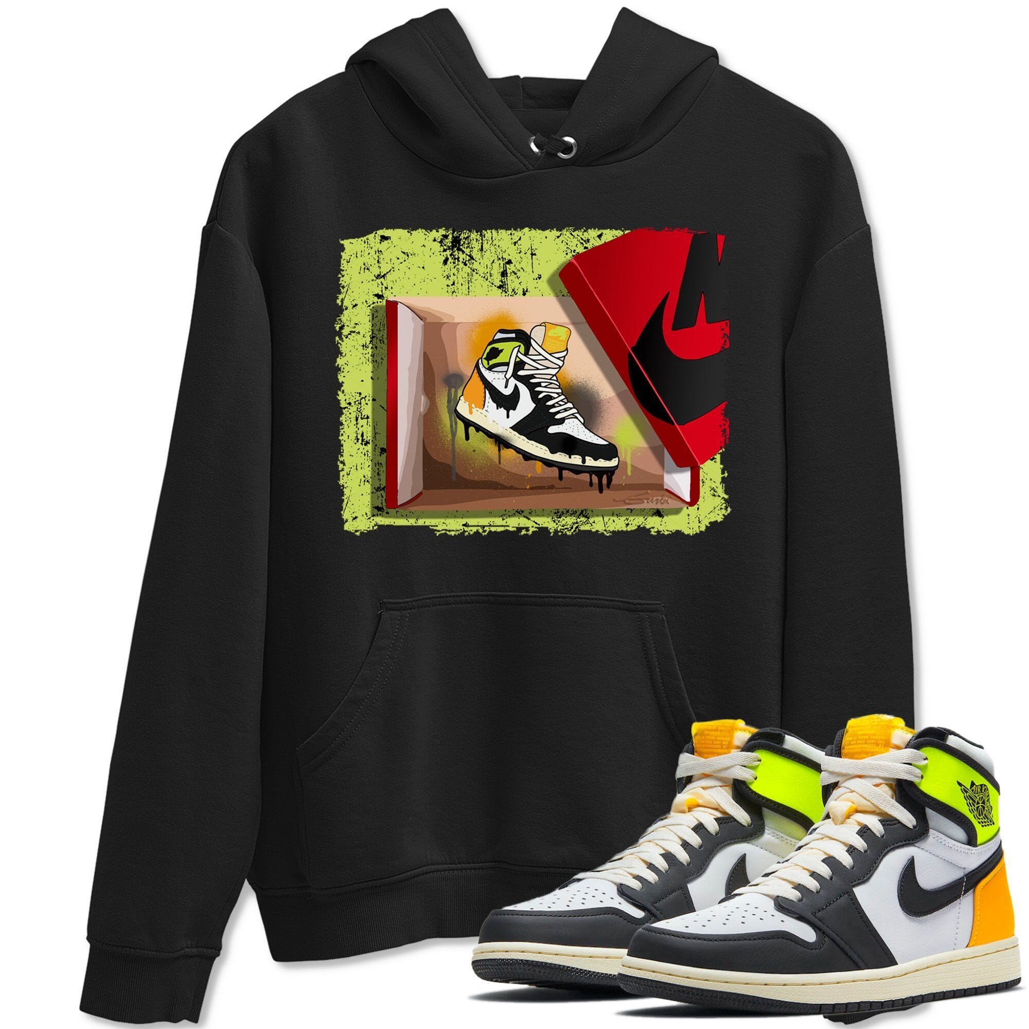 Jordan 1 Volt Gold Shirt To Match Jordans New Kicks Sneaker Tees Jordan 1 Volt Gold Drip Gear Zone Sneaker Matching Clothing Unisex Shirts