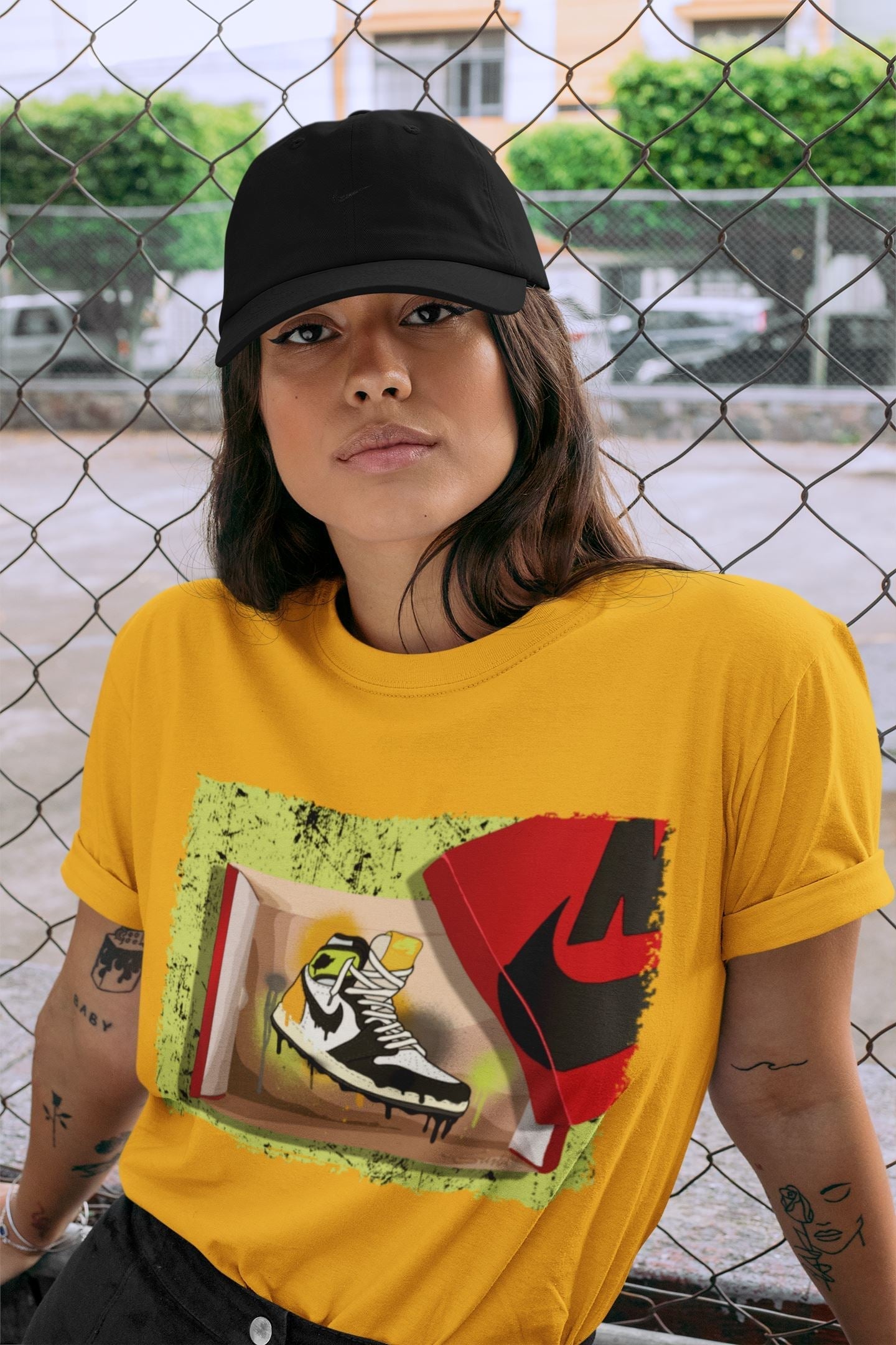 Jordan 1 Volt Gold Shirt To Match Jordans New Kicks Sneaker Tees Jordan 1 Volt Gold Drip Gear Zone Sneaker Matching Clothing Unisex Shirts