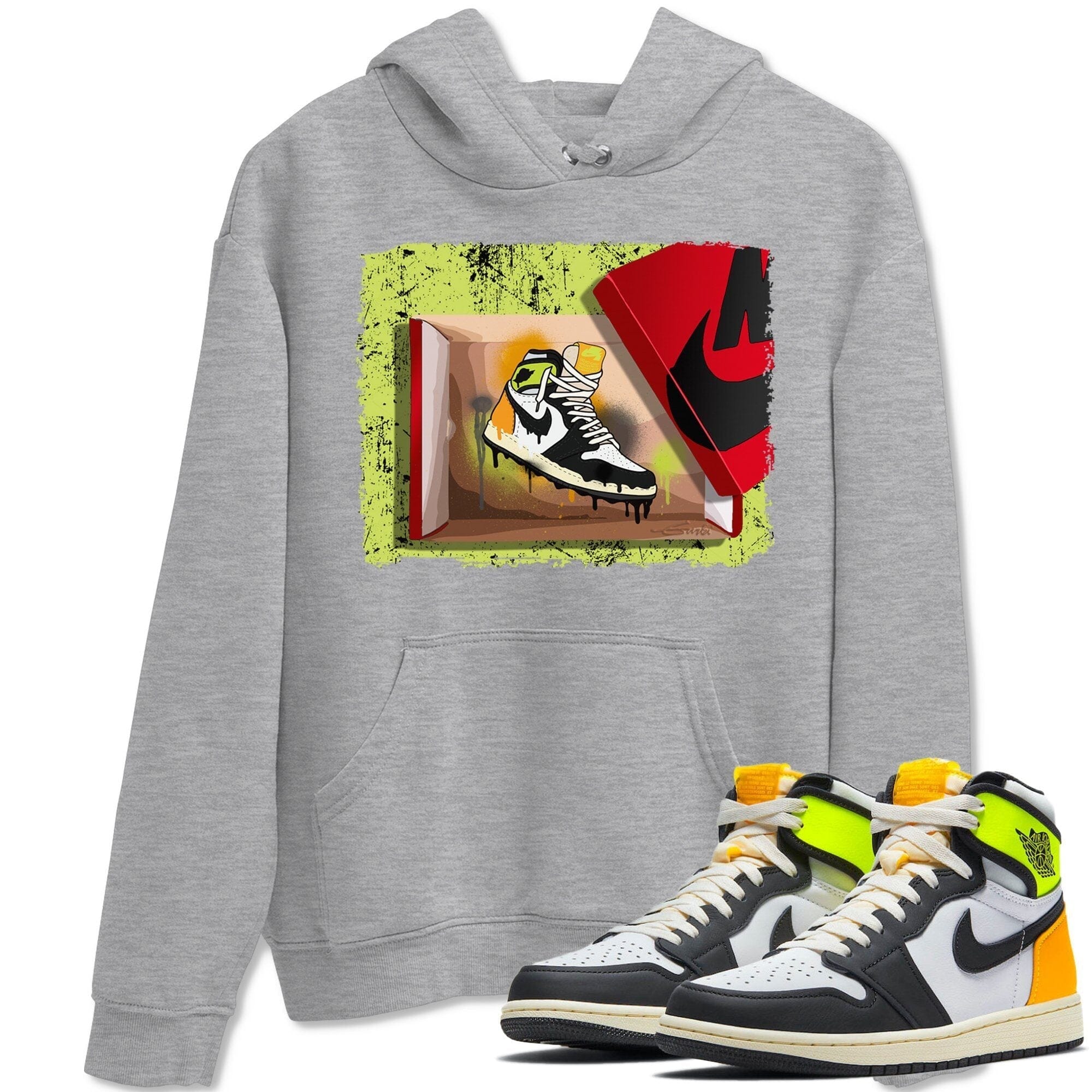Jordan 1 Volt Gold Shirt To Match Jordans New Kicks Sneaker Tees Jordan 1 Volt Gold Drip Gear Zone Sneaker Matching Clothing Unisex Shirts
