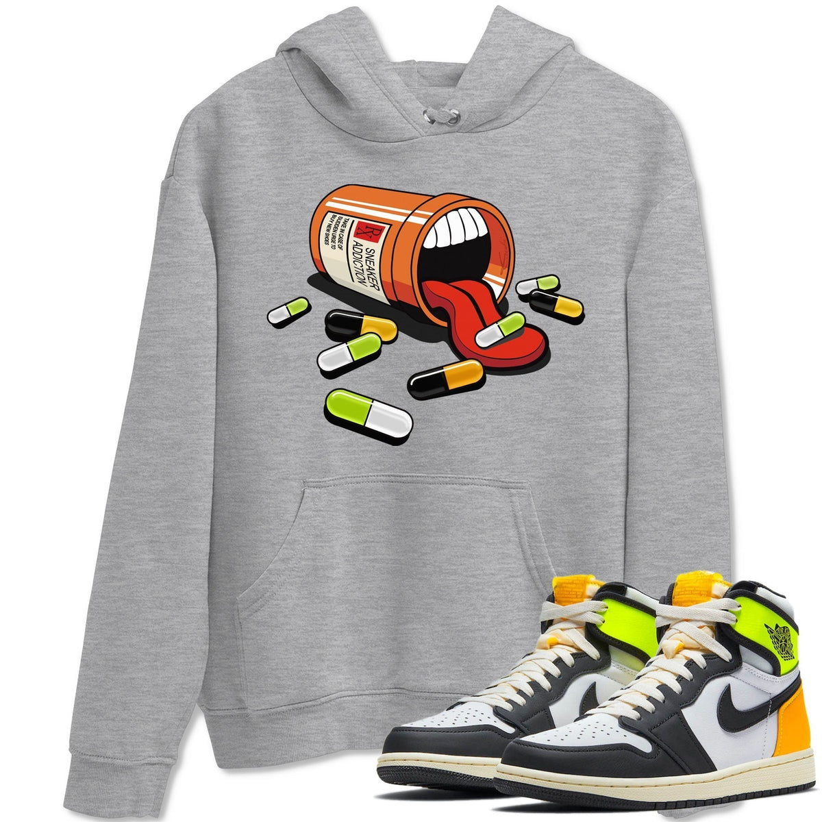 Jordan 1 Volt Gold Shirt To Match Jordans Sneaker Addiction Sneaker Tees Jordan 1 Volt Gold Drip Gear Zone Sneaker Matching Clothing Unisex Shirts