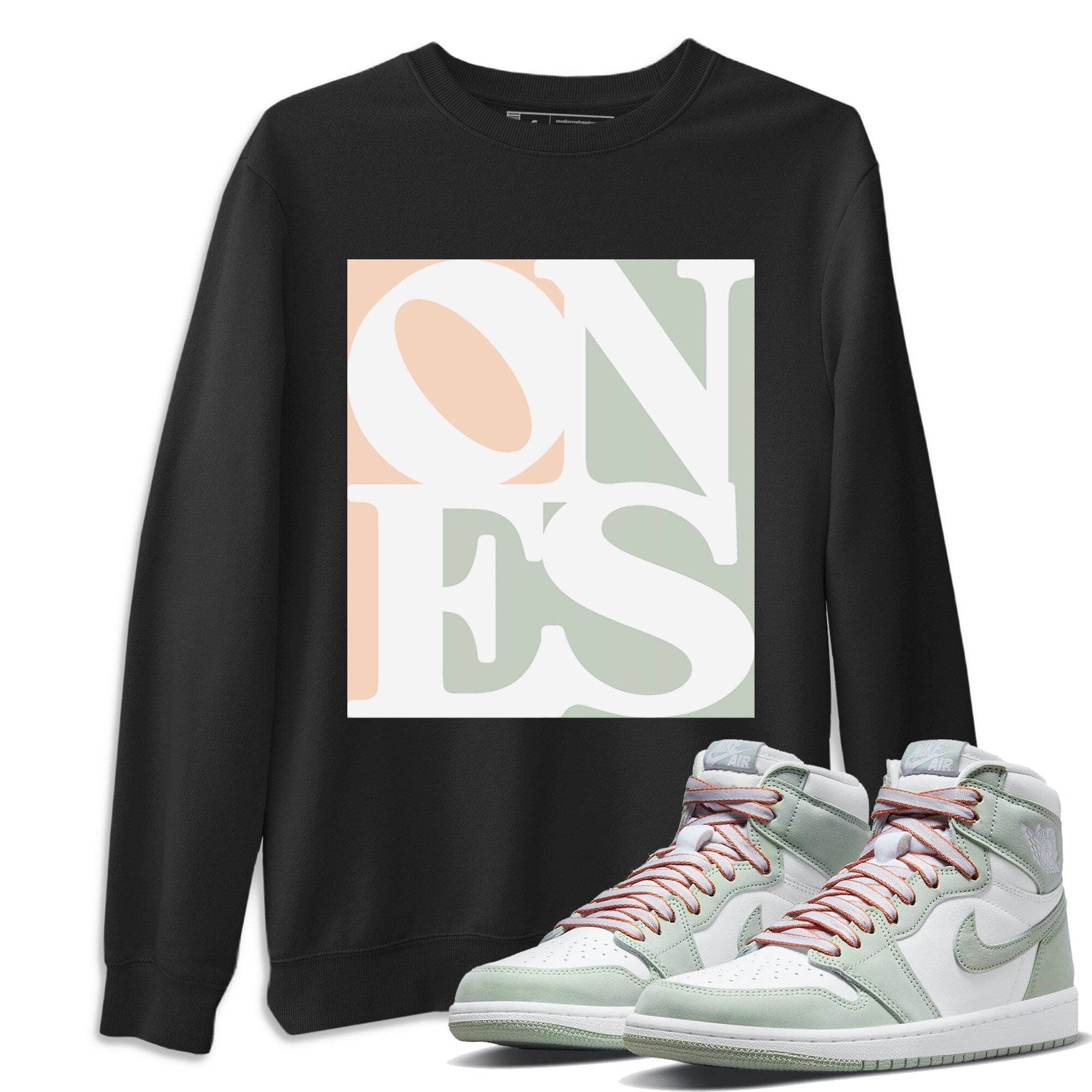 Jordan 1 Seafoam Shirt To Match Jordans Ones Sneaker Tees Jordan 1 Seafoam Drip Gear Zone Sneaker Matching Clothing Unisex Shirts
