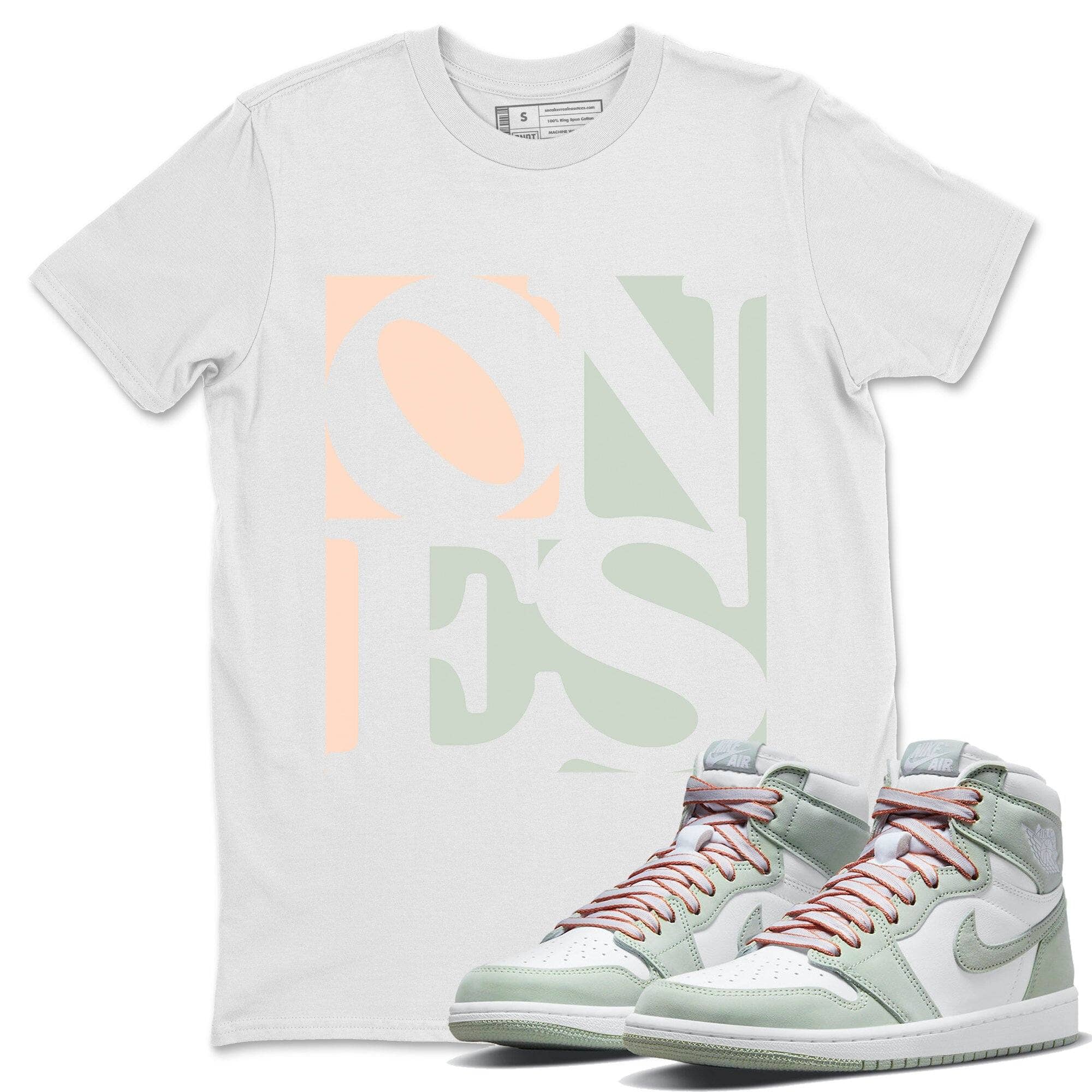Jordan 1 Seafoam Shirt To Match Jordans Ones Sneaker Tees Jordan 1 Seafoam Drip Gear Zone Sneaker Matching Clothing Unisex Shirts