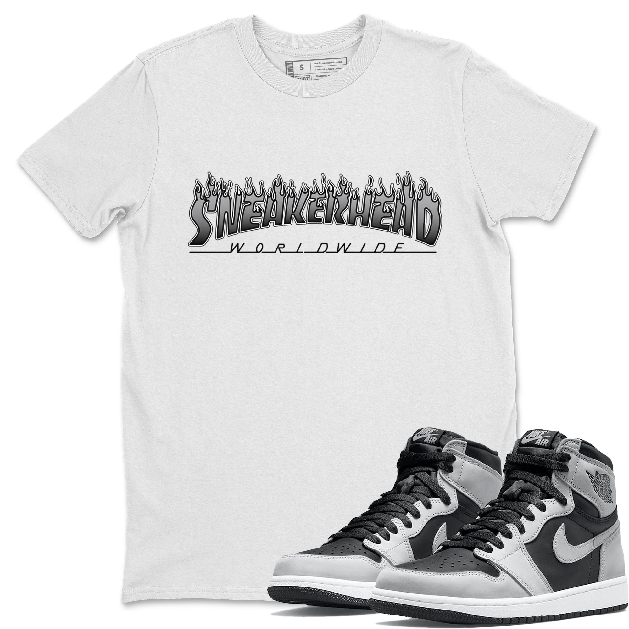 Jordan 1 Shadow 2.0 Sneaker Tees Drip Gear Zone Fire Sneakerhead Sneaker Tees Jordan 1 Shadow 2.0 Shirt Unisex Shirts