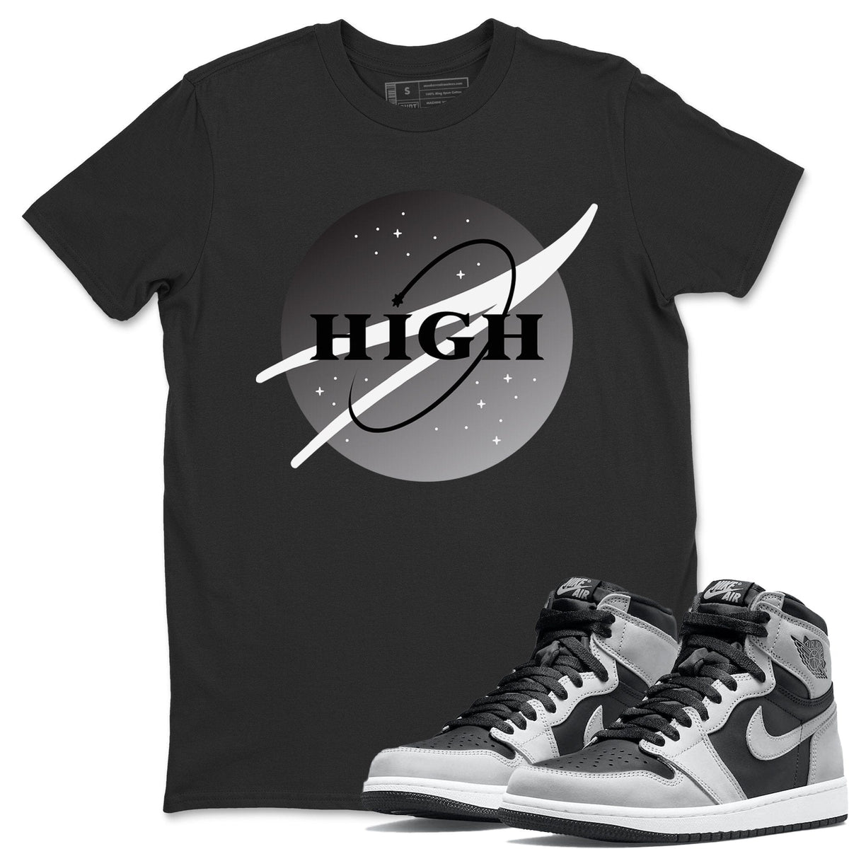 Jordan 1 Shadow 2.0 Shirt To Match Jordans High Sneaker Tees Jordan 1 Shadow 2.0 Drip Gear Zone Sneaker Matching Clothing Unisex Shirts