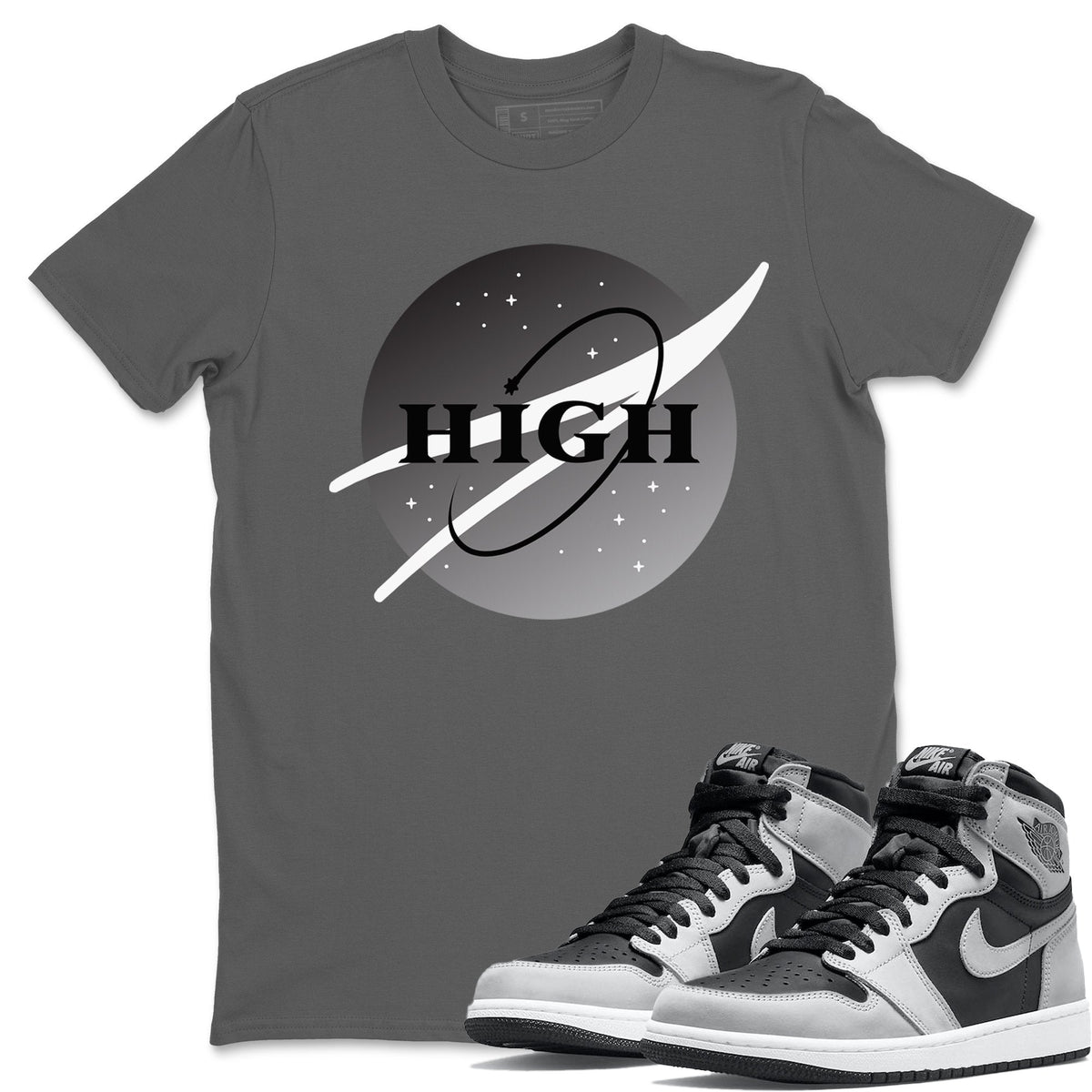 Jordan 1 Shadow 2.0 Shirt To Match Jordans High Sneaker Tees Jordan 1 Shadow 2.0 Drip Gear Zone Sneaker Matching Clothing Unisex Shirts