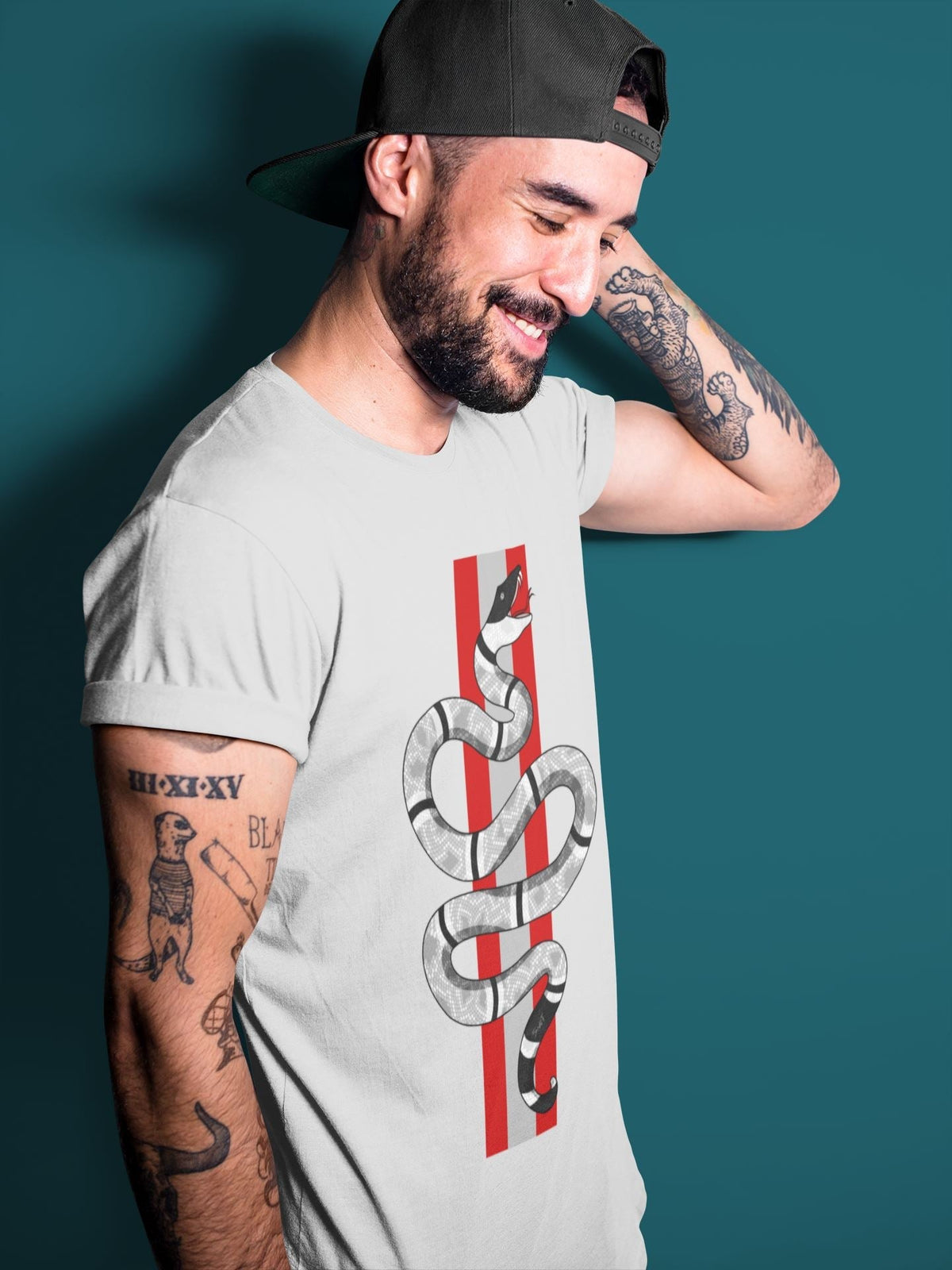 Jordan 1 Smoke Grey Sneaker Matching T-Shirt Snake Sneaker Tees Jordan 1 Smoke Grey Sneaker Release Tees Crew Neck Tees