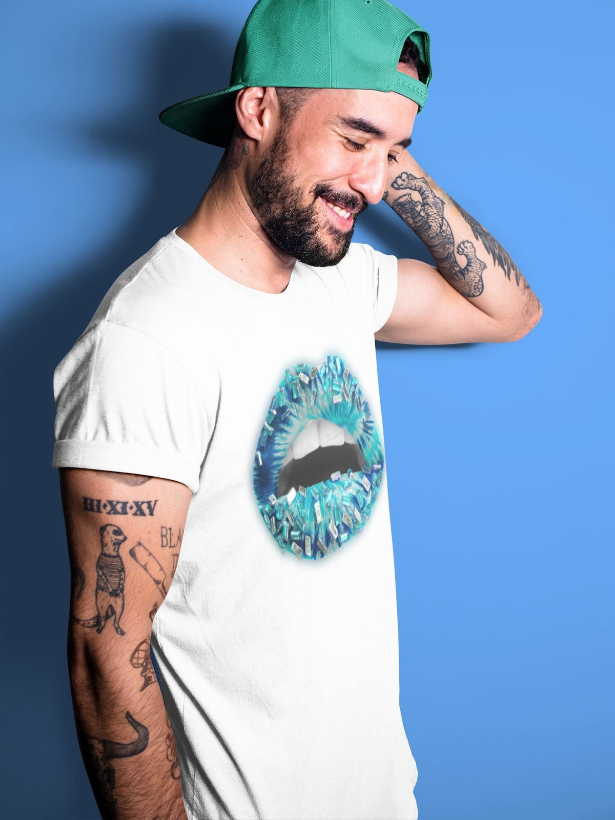 Jordan 1 Tie-Dye Sneaker Matching T-Shirt Lips Jewel Sneaker Tees Jordan 1 Tie-Dye Sneaker Release Tees Crew Neck Tees