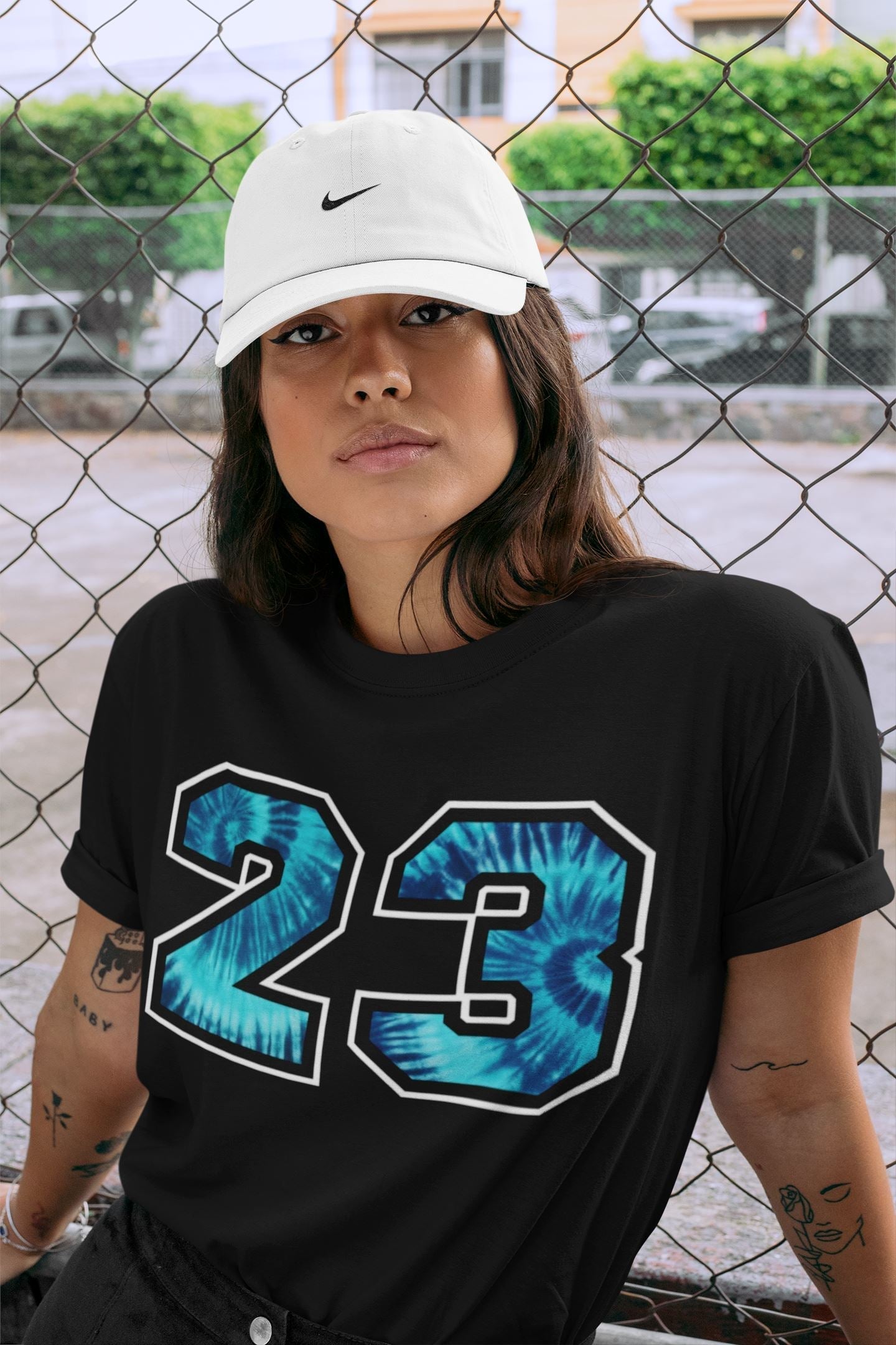 Jordan 1 Tie-Dye Sneaker Matching T-Shirt 23 Sneaker Tees Jordan 1 Tie-Dye Sneaker Release Tees Crew Neck Tees