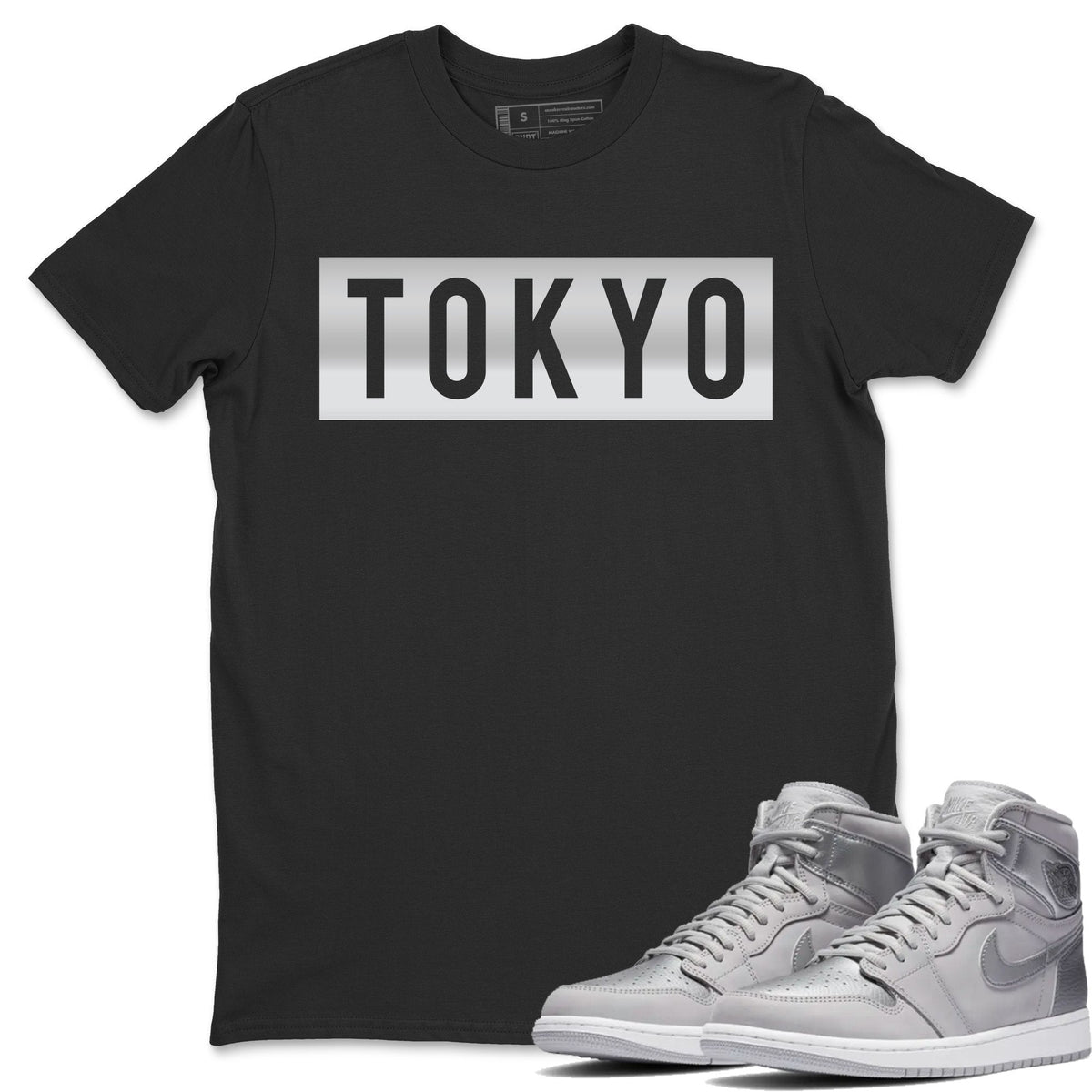Jordan 1 Tokyo Sneaker Matching T-Shirt Tokyo Sneaker Tees Jordan 1 Tokyo Sneaker Release Tees Crew Neck Tees