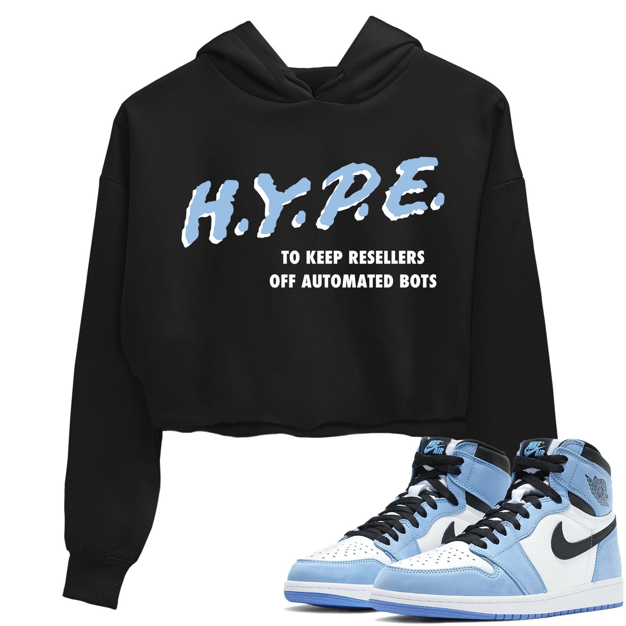 Jordan 1 University Blue Sneaker Tees Drip Gear Zone Hype Sneaker Tees Jordan 1 University Blue Shirt Women's Shirts
