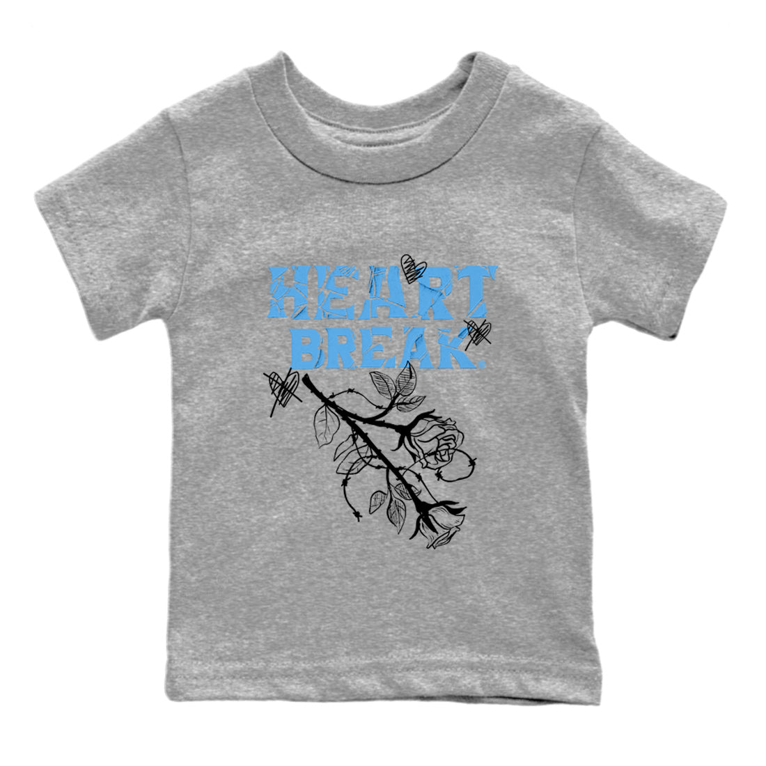 Heart Break Kids Tops - Air Jordan 1 UNC Toe