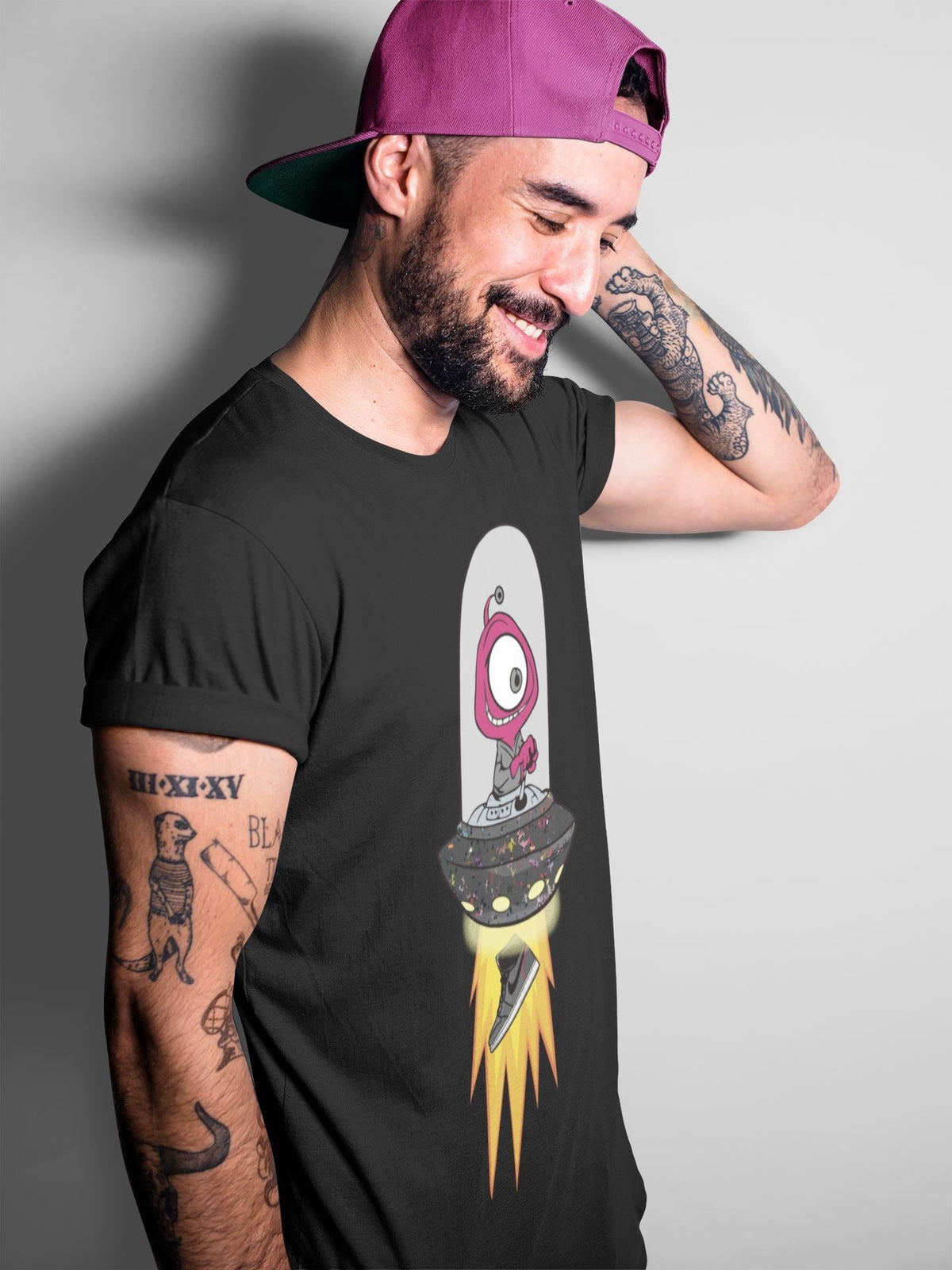 Jordan 1 Zoom Crater Sneaker Matching T-Shirt Alien Sneaker Tees Jordan 1 Zoom Crater Sneaker Release Tees Crew Neck Tees
