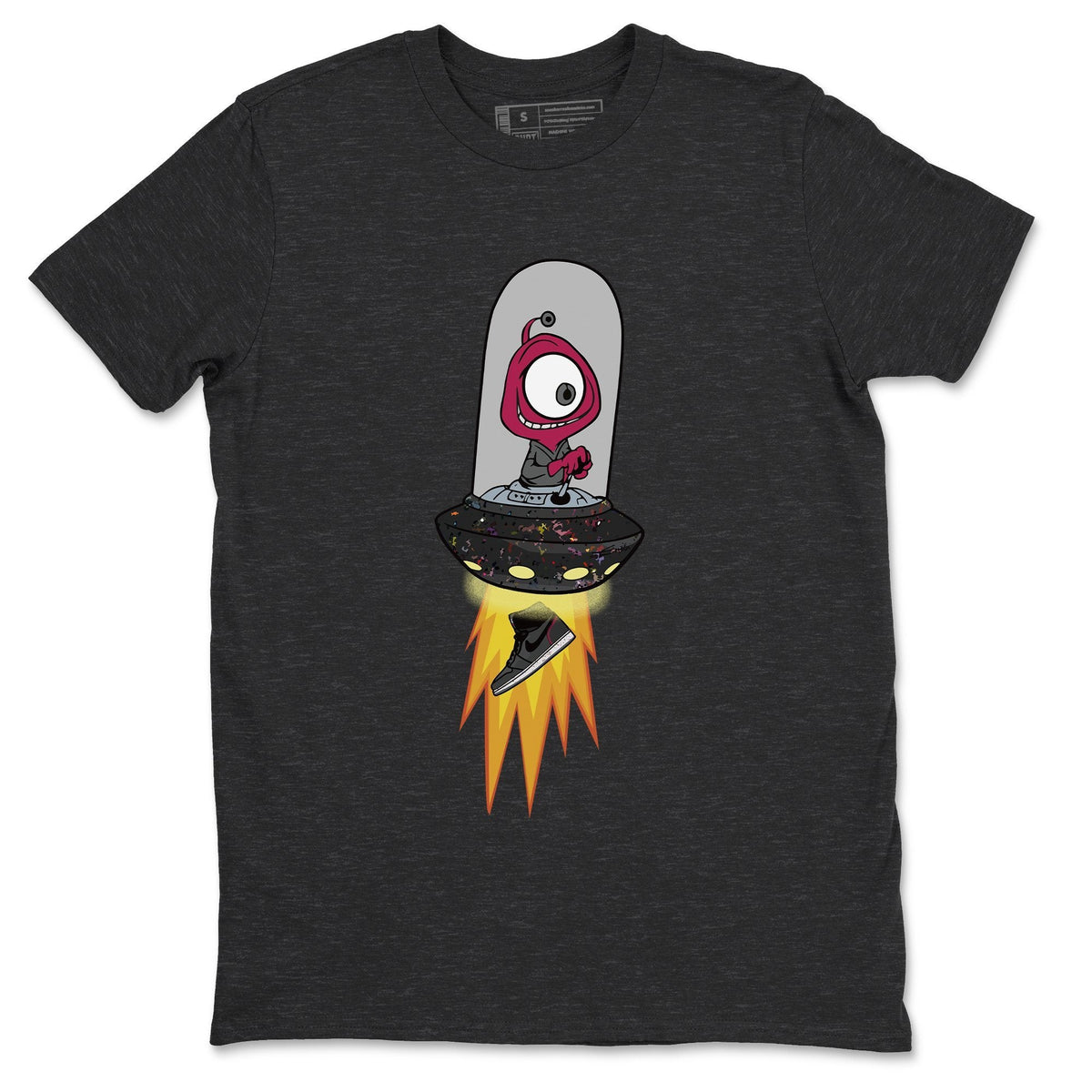 Jordan 1 Zoom Crater Sneaker Matching T-Shirt Alien Sneaker Tees Jordan 1 Zoom Crater Sneaker Release Tees Crew Neck Tees
