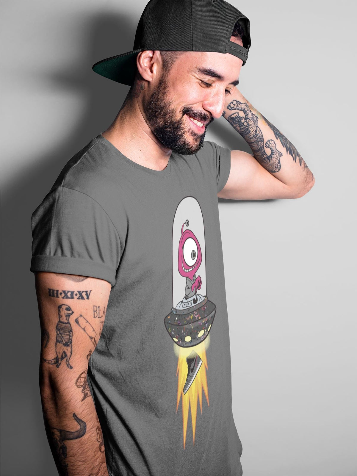 Jordan 1 Zoom Crater Sneaker Matching T-Shirt Alien Sneaker Tees Jordan 1 Zoom Crater Sneaker Release Tees Crew Neck Tees