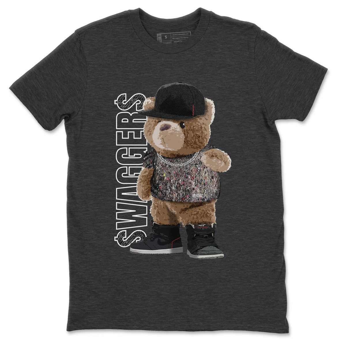 Jordan 1 Zoom Crater Sneaker Matching T-Shirt Bear Swaggers Sneaker Tees Jordan 1 Zoom Crater Sneaker Release Tees Crew Neck Tees