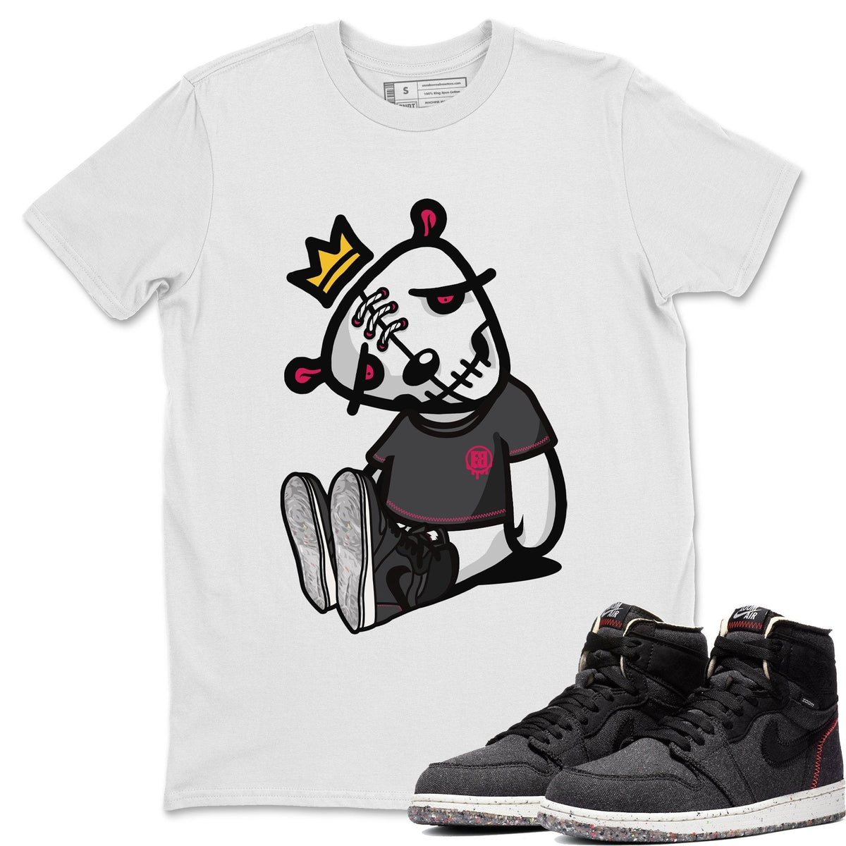Jordan 1 Zoom Crater Sneaker Matching T-Shirt Dead Dolls Sneaker Tees Jordan 1 Zoom Crater Sneaker Release Tees Crew Neck Tees