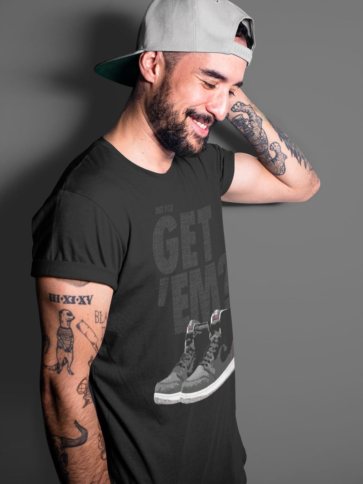 Jordan 1 Zoom Crater Sneaker Matching T-Shirt Did You Get Em SNRT Sneaker Tees Jordan 1 Zoom Crater Drip Gear Zone Crew Neck Tees