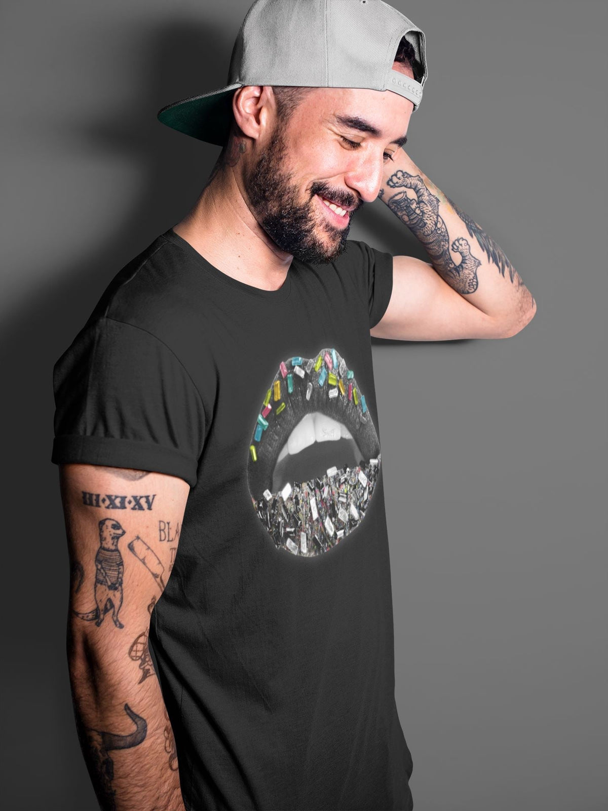 Jordan 1 Zoom Crater Sneaker Matching T-Shirt Lips Jewel Sneaker Tees Jordan 1 Zoom Crater Sneaker Release Tees Crew Neck Tees