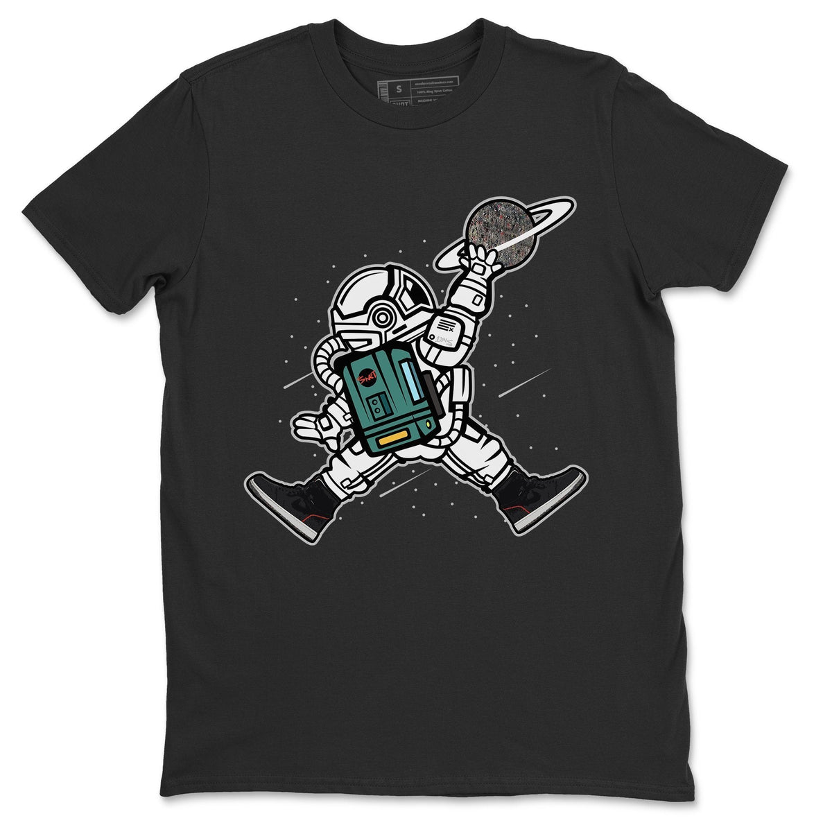 Jordan 1 Zoom Crater Sneaker Matching T-Shirt Space Jump Sneaker Tees Jordan 1 Zoom Crater Sneaker Release Tees Crew Neck Tees