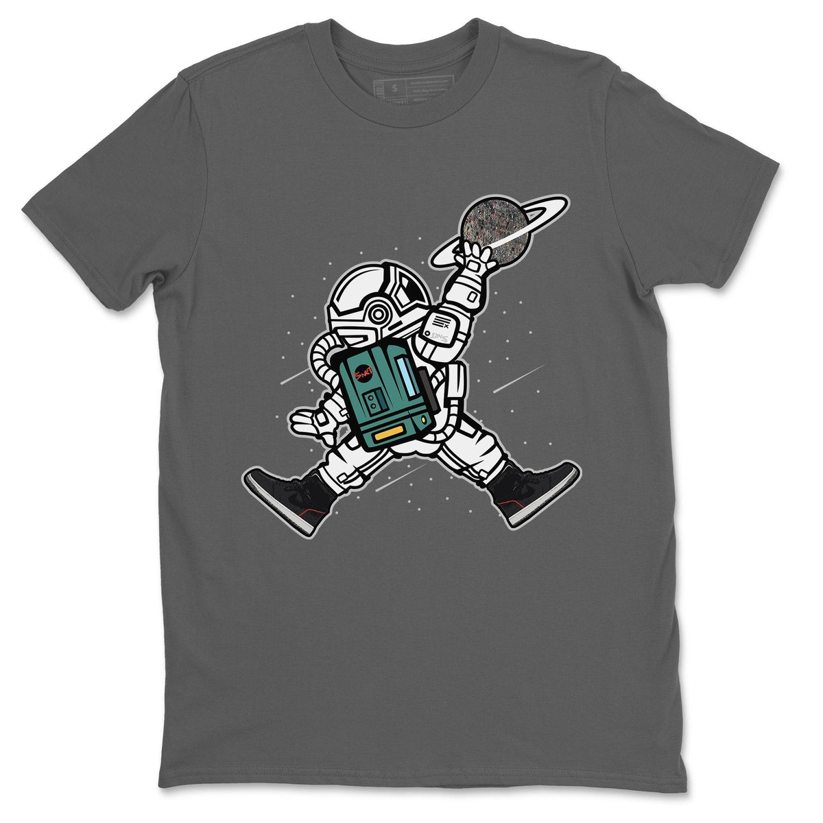 Jordan 1 Zoom Crater Sneaker Matching T-Shirt Space Jump Sneaker Tees Jordan 1 Zoom Crater Sneaker Release Tees Crew Neck Tees