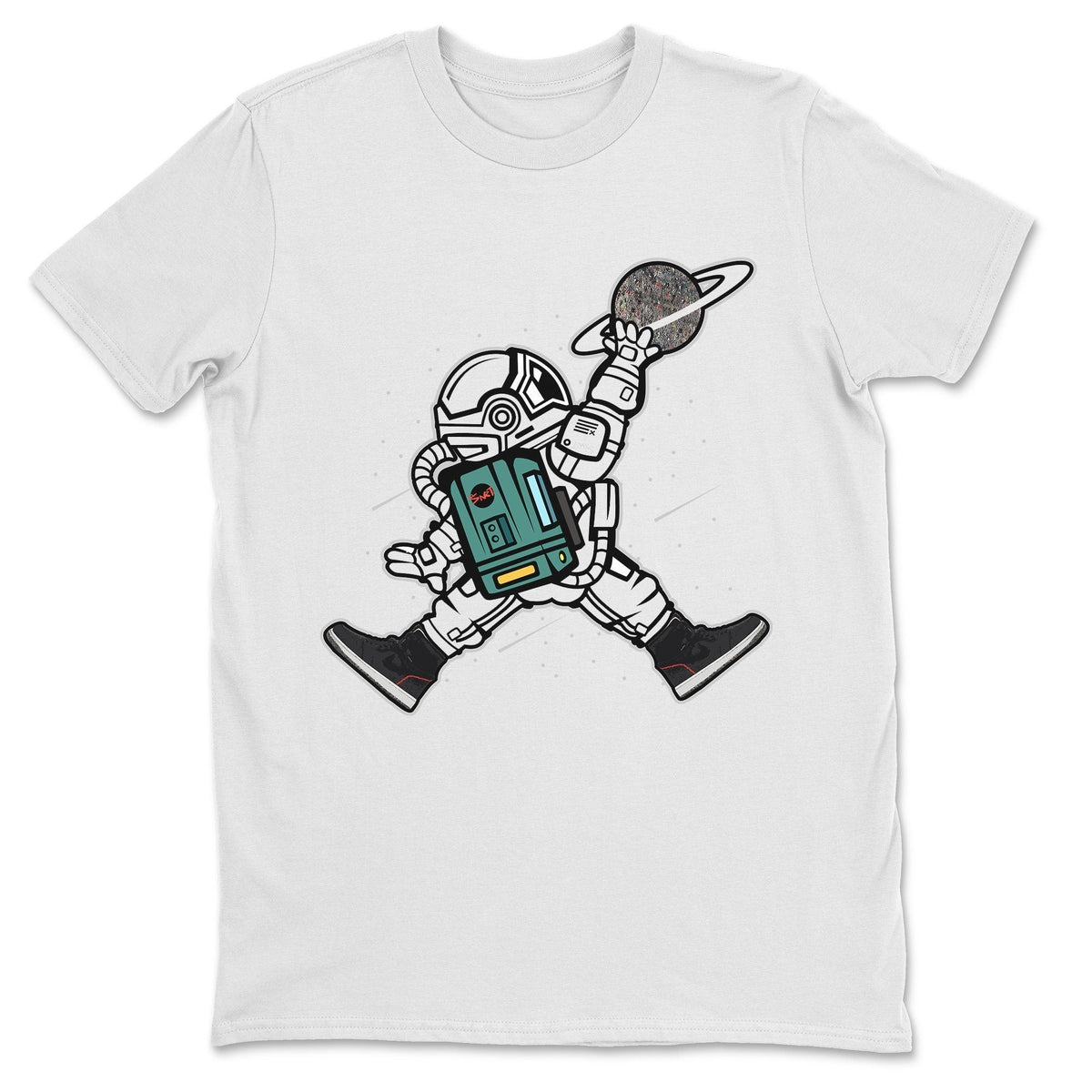 Jordan 1 Zoom Crater Sneaker Matching T-Shirt Space Jump Sneaker Tees Jordan 1 Zoom Crater Sneaker Release Tees Crew Neck Tees