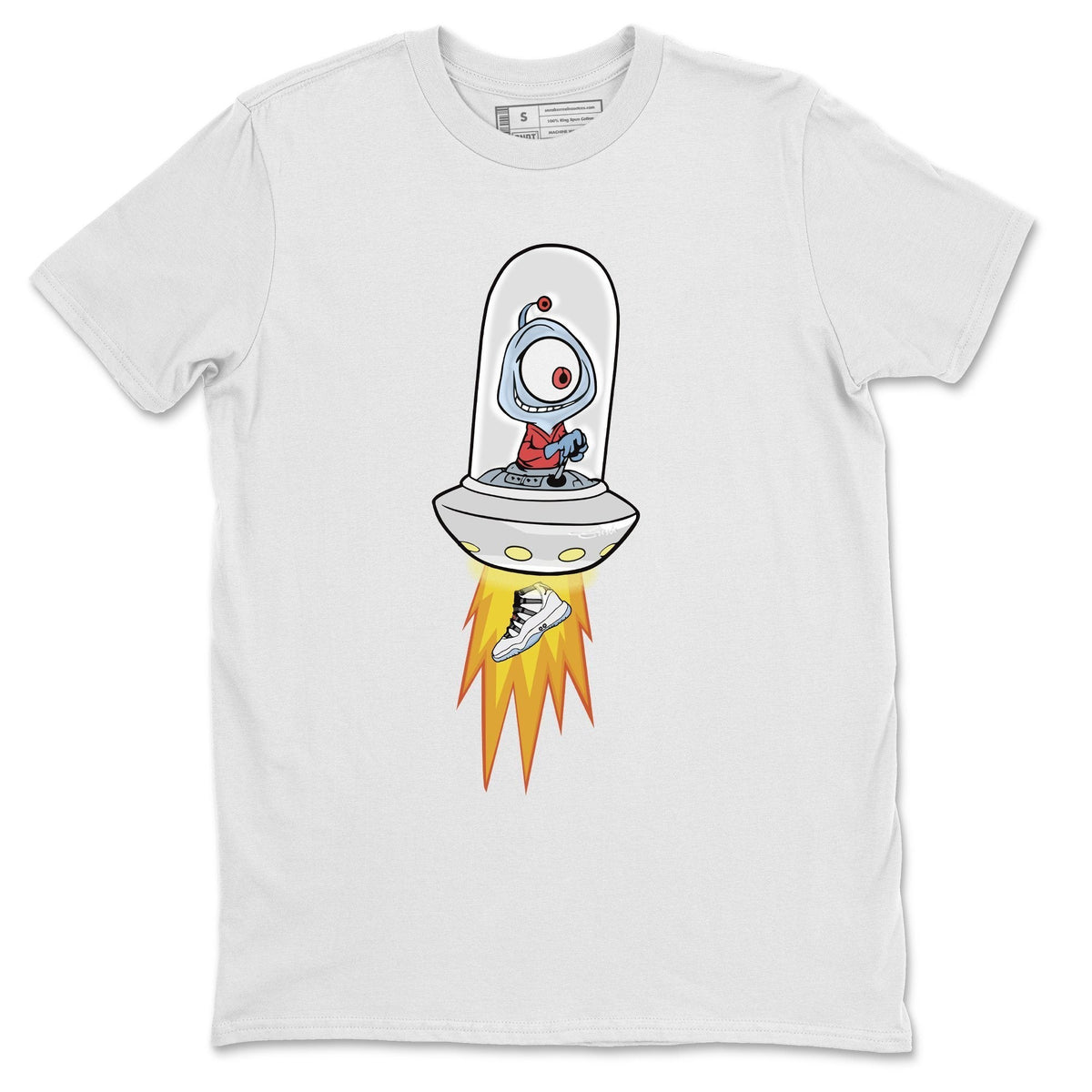 Jordan 11 Adapt Shirt To Match Jordans Alien Sneaker Tees Jordan 11 Adapt Drip Gear Zone Sneaker Matching Clothing Unisex Shirts