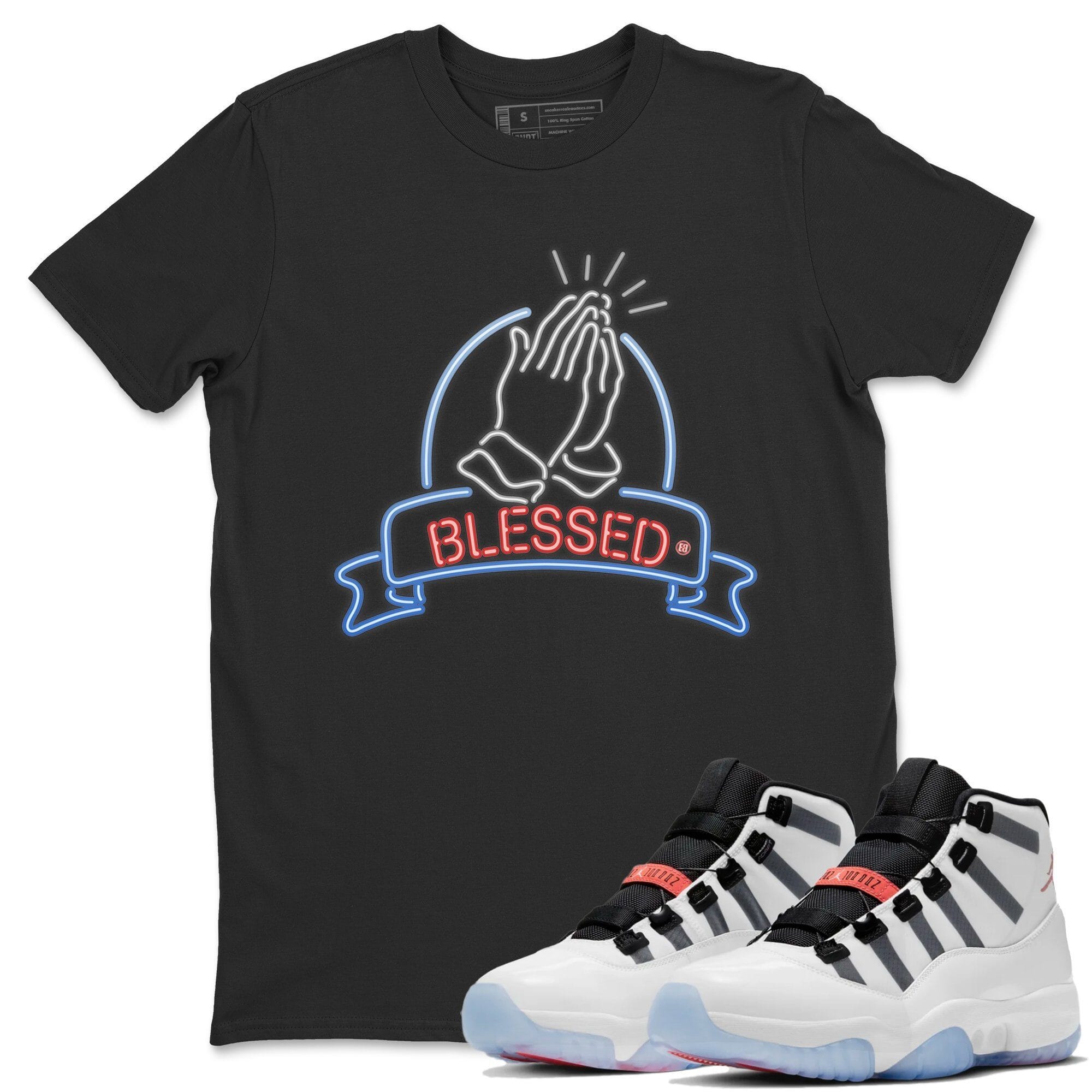 Jordan 11 Adapt Shirt To Match Jordans Blessed Sneaker Tees Jordan 11 Adapt Drip Gear Zone Sneaker Matching Clothing Unisex Shirts
