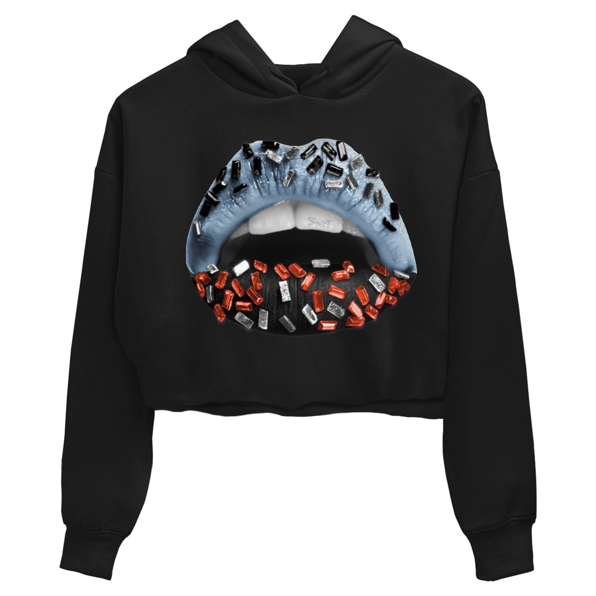 Jordan 11 Adapt Sneaker Matching T-Shirt Lips Jewel Sneaker Tees Jordan 11 Adapt Sneaker Release Tees Women's Shirts