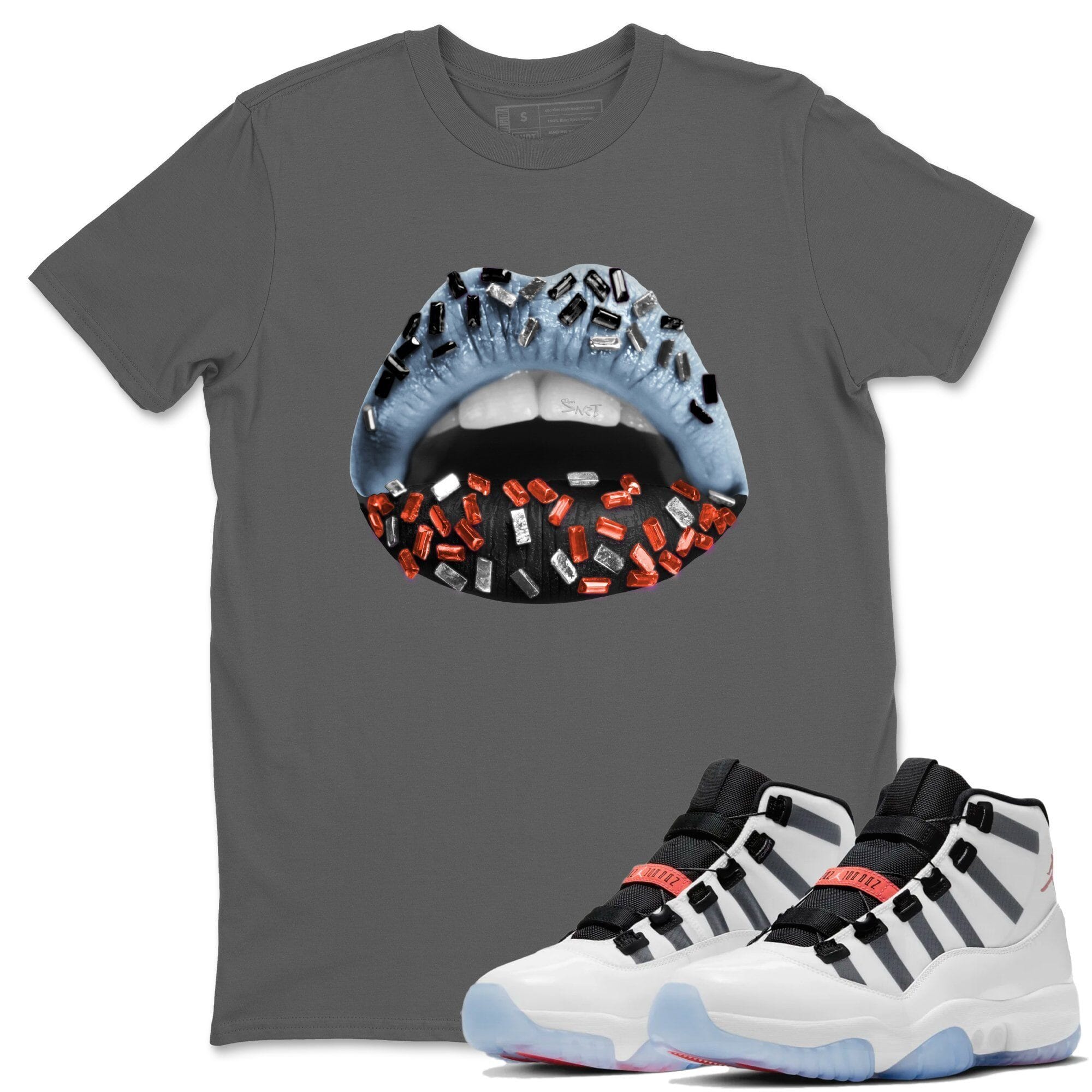 Jordan 11 Adapt Shirt To Match Jordans Lips Jewel Sneaker Tees Jordan 11 Adapt Drip Gear Zone Sneaker Matching Clothing Unisex Shirts
