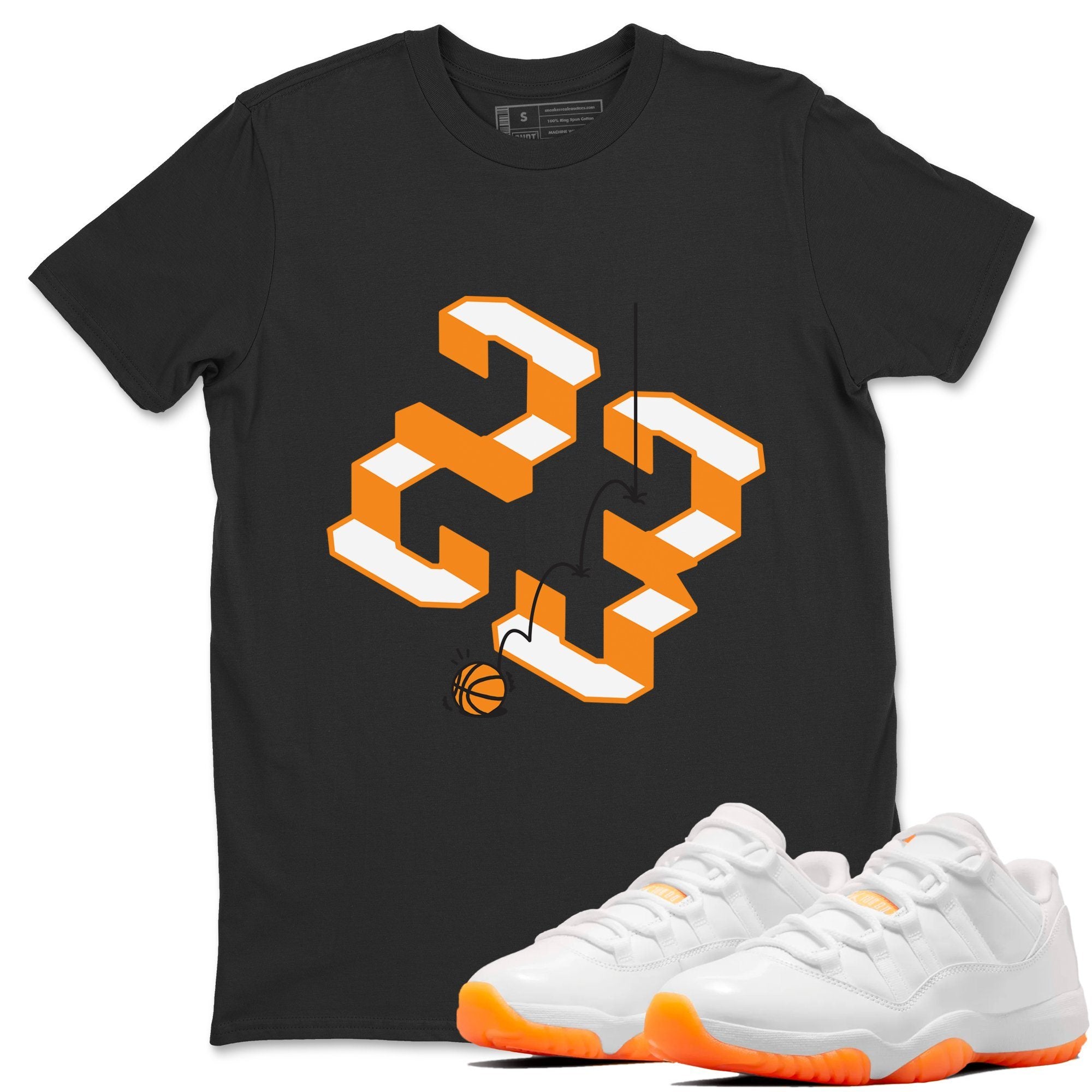 Jordan 11 Citrus Shirt To Match Jordans Steps Sneaker Tees Jordan 11 Citrus Drip Gear Zone Sneaker Matching Clothing Unisex Shirts