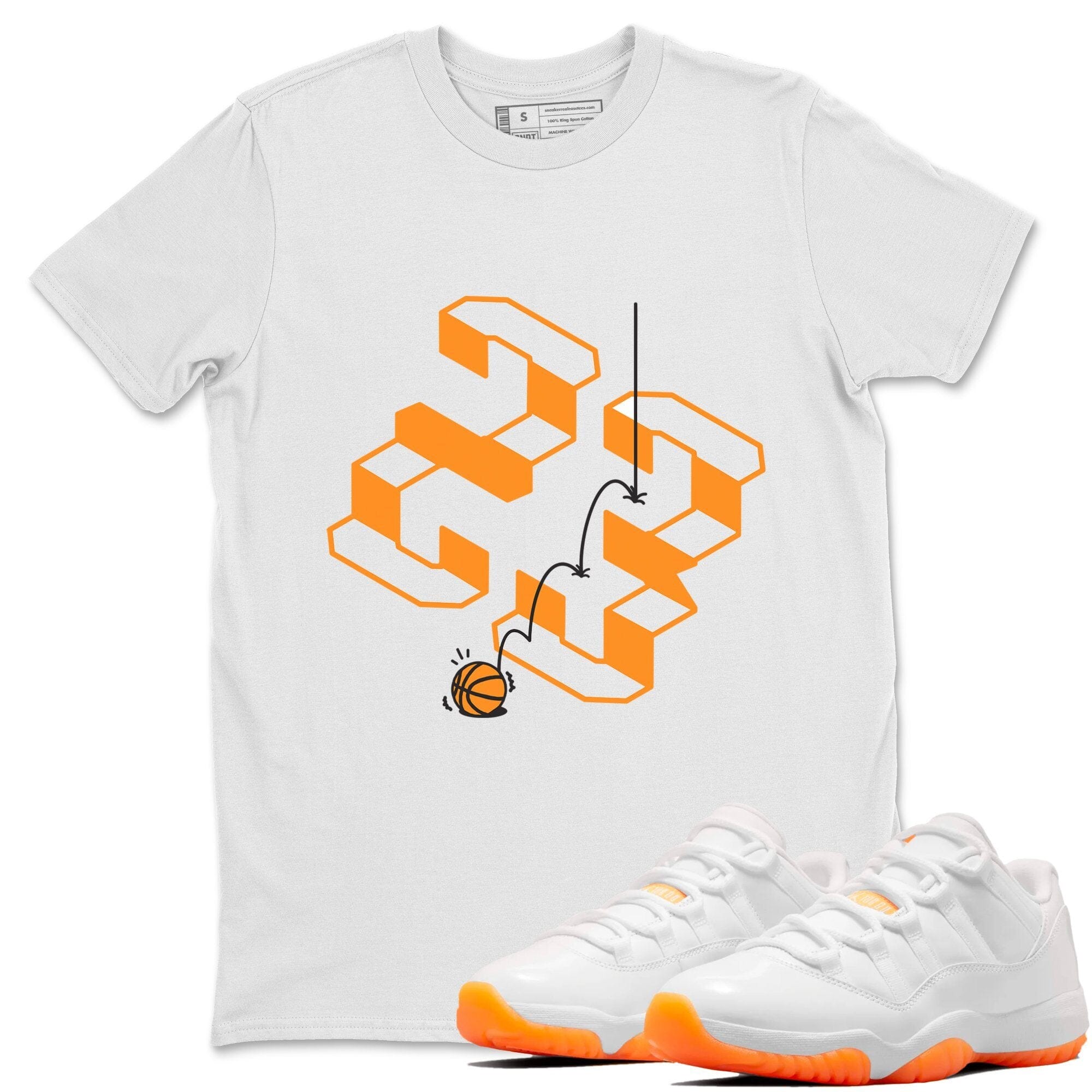 Jordan 11 Citrus Shirt To Match Jordans Steps Sneaker Tees Jordan 11 Citrus Drip Gear Zone Sneaker Matching Clothing Unisex Shirts