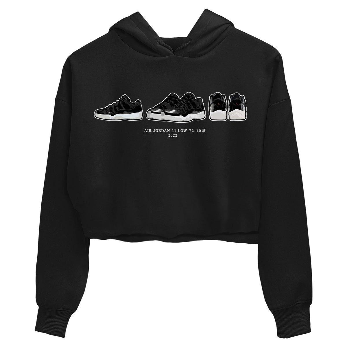 Jordan 11 72-10 Sneaker Matching T-Shirt Air Jordan 11 Prelude Sneaker Tees Jordan 11 72-10 Sneaker Release Tees Women's Shirts