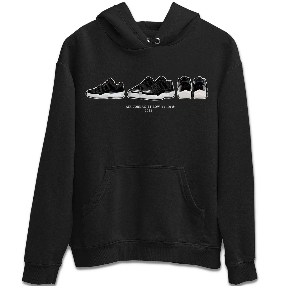 Jordan 11 72-10 Sneaker Matching T-Shirt Air Jordan 11 Prelude Sneaker Tees Jordan 11 72-10 Sneaker Release Tees Crew Neck Tees