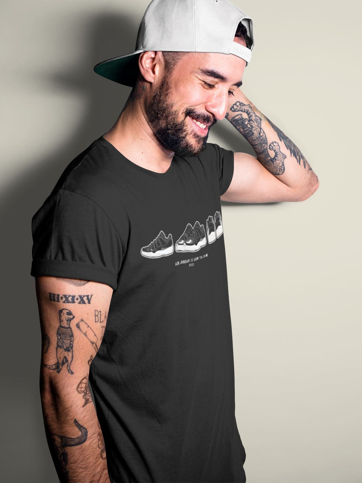 Jordan 11 72-10 Sneaker Matching T-Shirt Air Jordan 11 Prelude Sneaker Tees Jordan 11 72-10 Sneaker Release Tees Crew Neck Tees