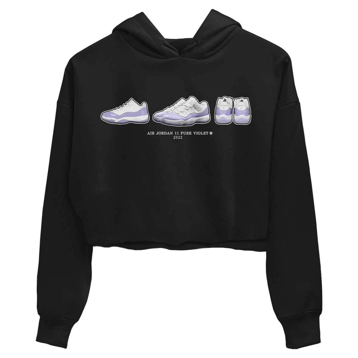 Jordan 11 Pure Violet Sneaker Matching T-Shirt Air Jordan 11 Prelude Sneaker Tees Jordan 11 Pure Violet Sneaker Release Tees Women's Shirts
