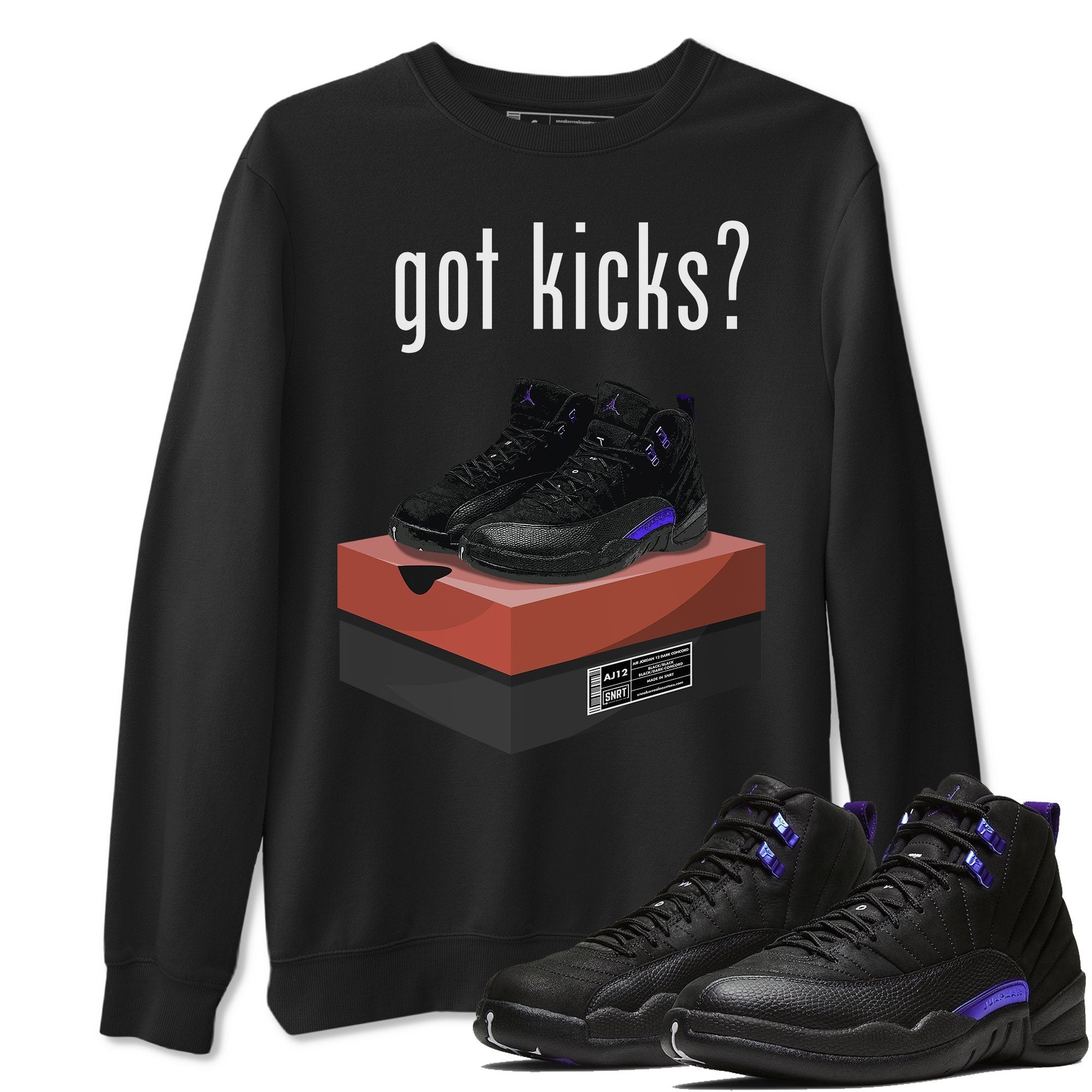 Jordan 12 Dark Concord Shirt To Match Jordans Got Kicks Sneaker Tees Jordan 12 Dark Concord Drip Gear Zone Sneaker Matching Clothing Unisex Shirts