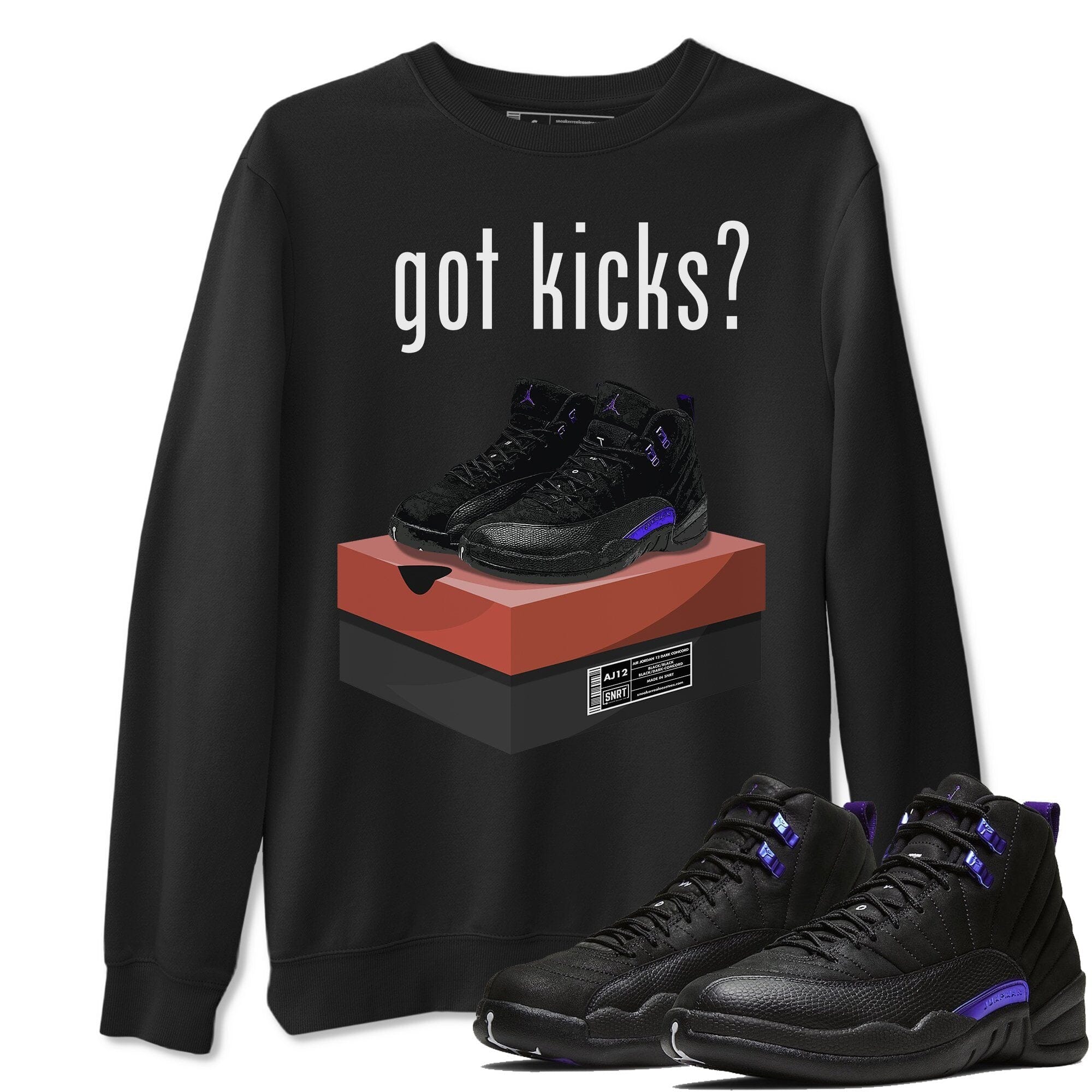 Jordan 12 Dark Concord Shirt To Match Jordans Got Kicks Sneaker Tees Jordan 12 Dark Concord Drip Gear Zone Sneaker Matching Clothing Unisex Shirts