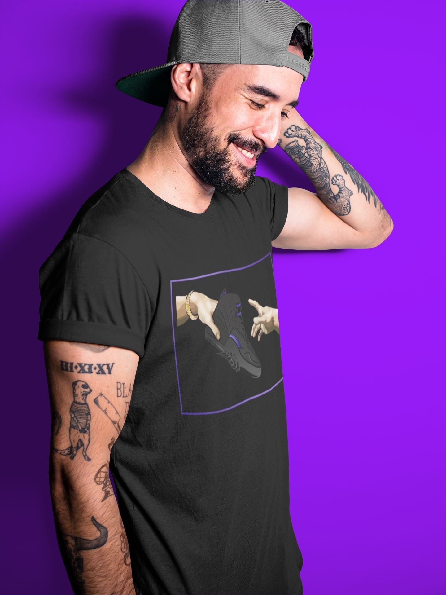 Jordan 12 Dark Concord Shirt To Match Jordans Adam's Creation Sneaker Tees Jordan 12 Dark Concord Drip Gear Zone Sneaker Matching Clothing Unisex Shirts