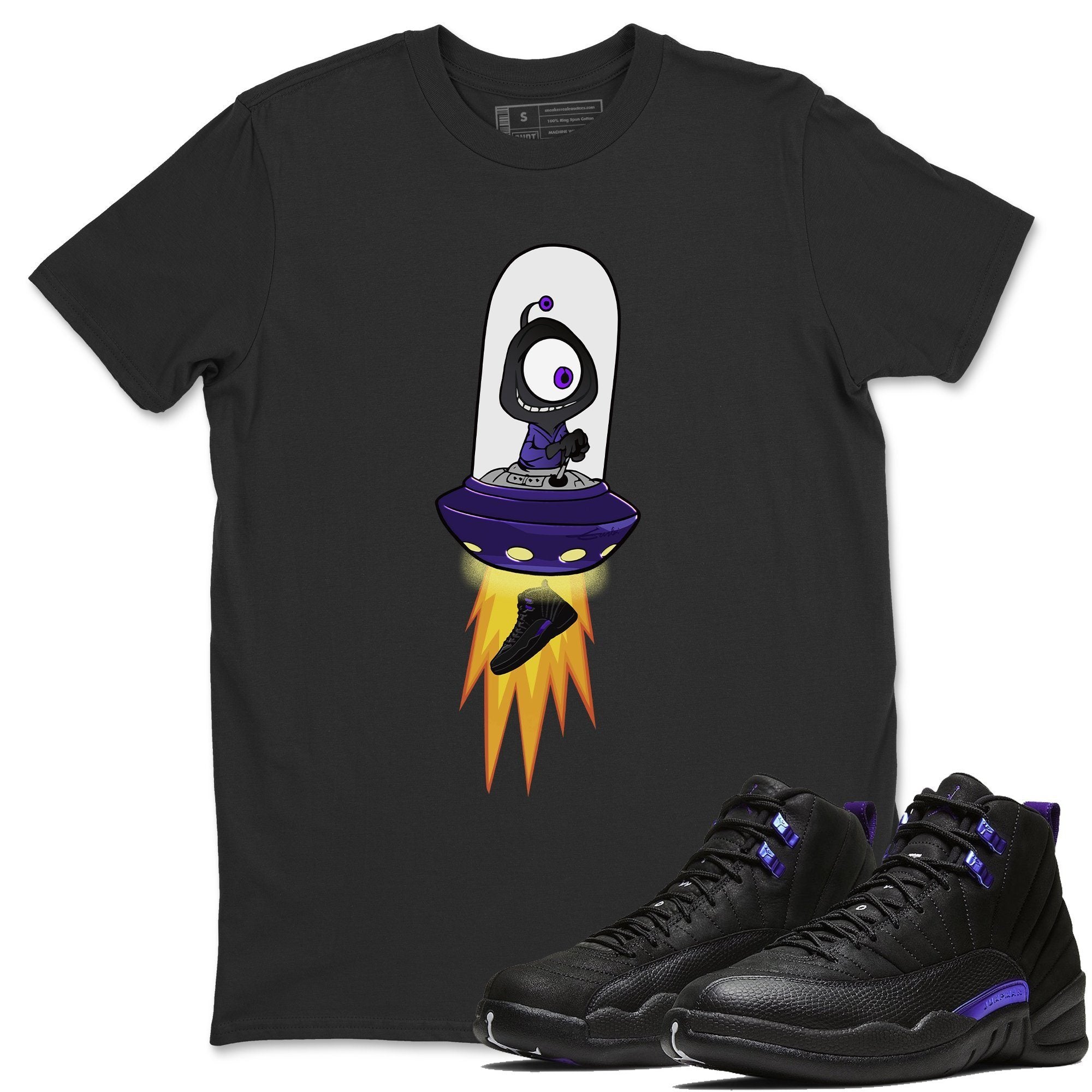 Jordan 12 Dark Concord Shirt To Match Jordans Alien Sneaker Tees Jordan 12 Dark Concord Drip Gear Zone Sneaker Matching Clothing Unisex Shirts